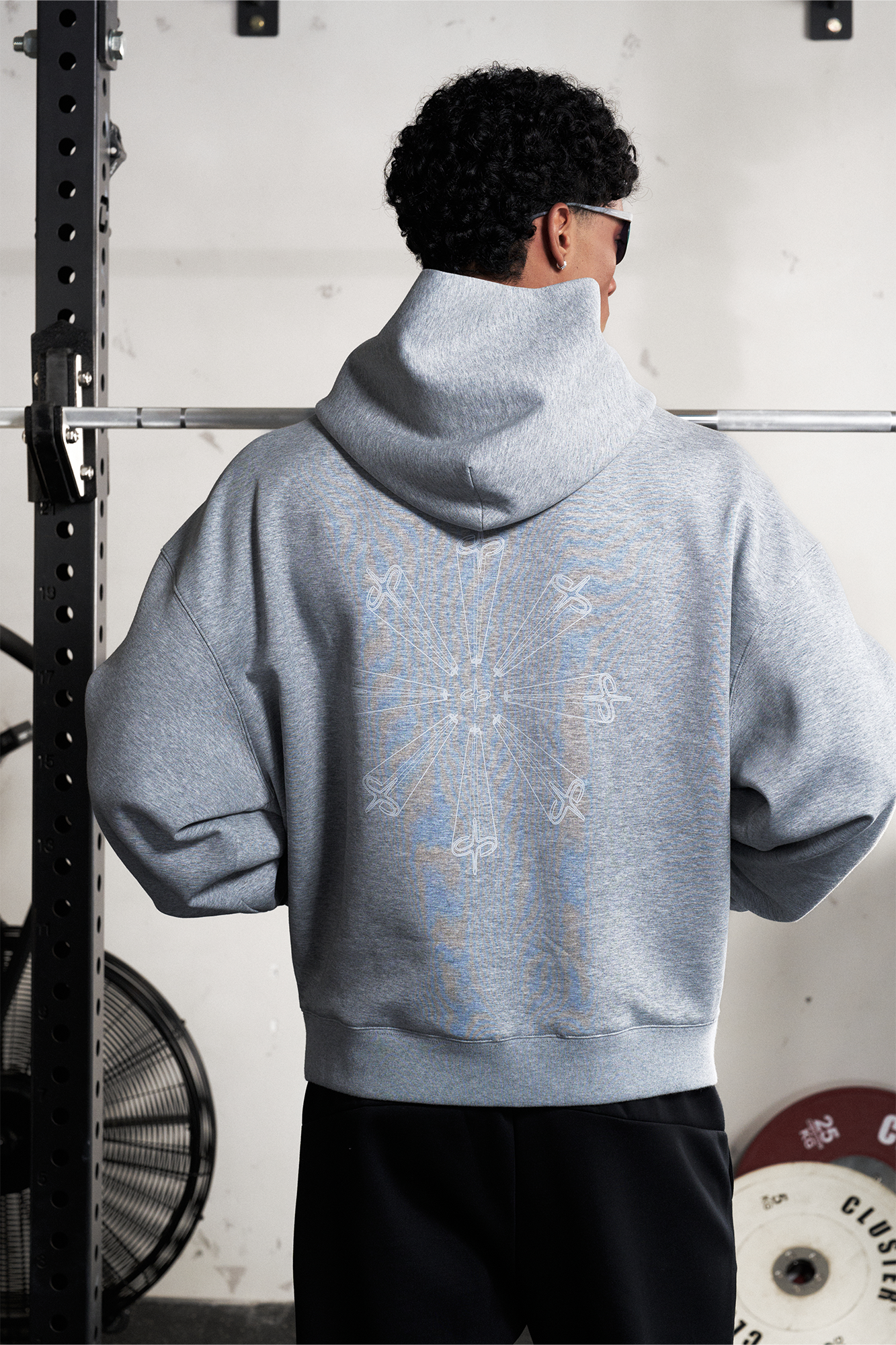 PUMPPLUS Essential Graphic Hoodie-Hoodie-M-Black-Free Shipping Leatheretro