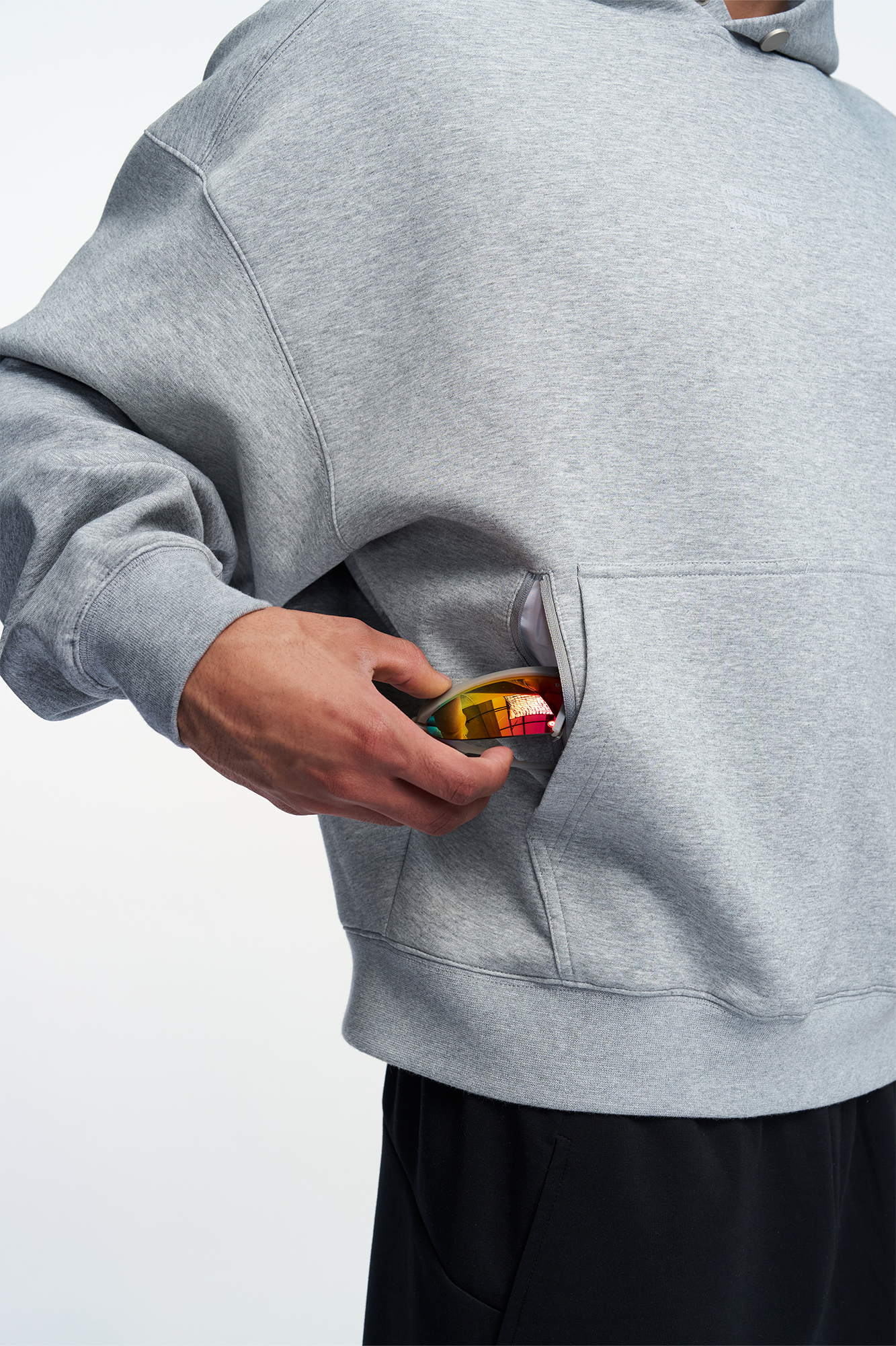 PUMPPLUS Essential Graphic Hoodie-Hoodie-M-Black-Free Shipping Leatheretro