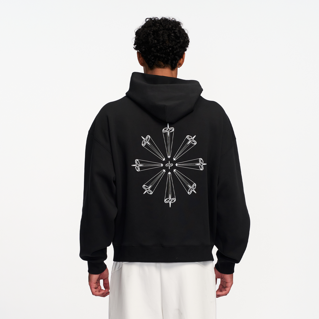 PUMPPLUS Essential Graphic Hoodie-Hoodie-M-Black-Free Shipping Leatheretro