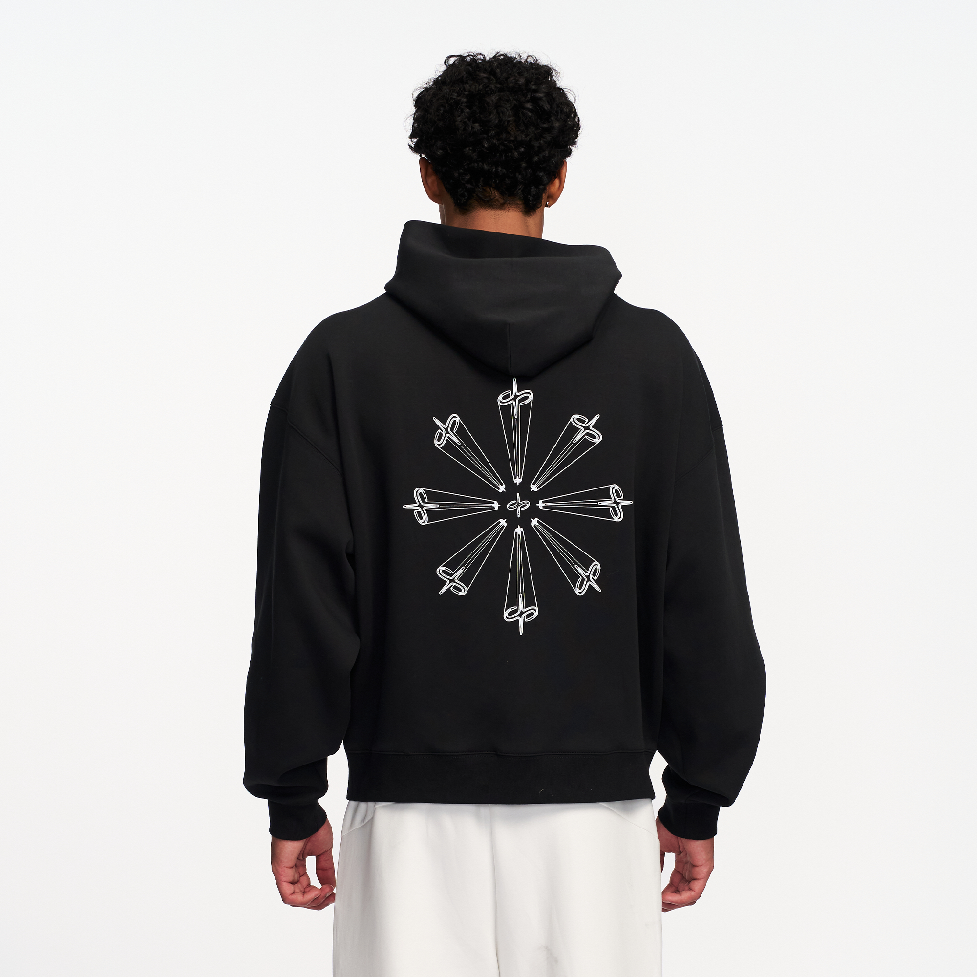 PUMPPLUS Essential Graphic Hoodie-Hoodie-M-Black-Free Shipping Leatheretro