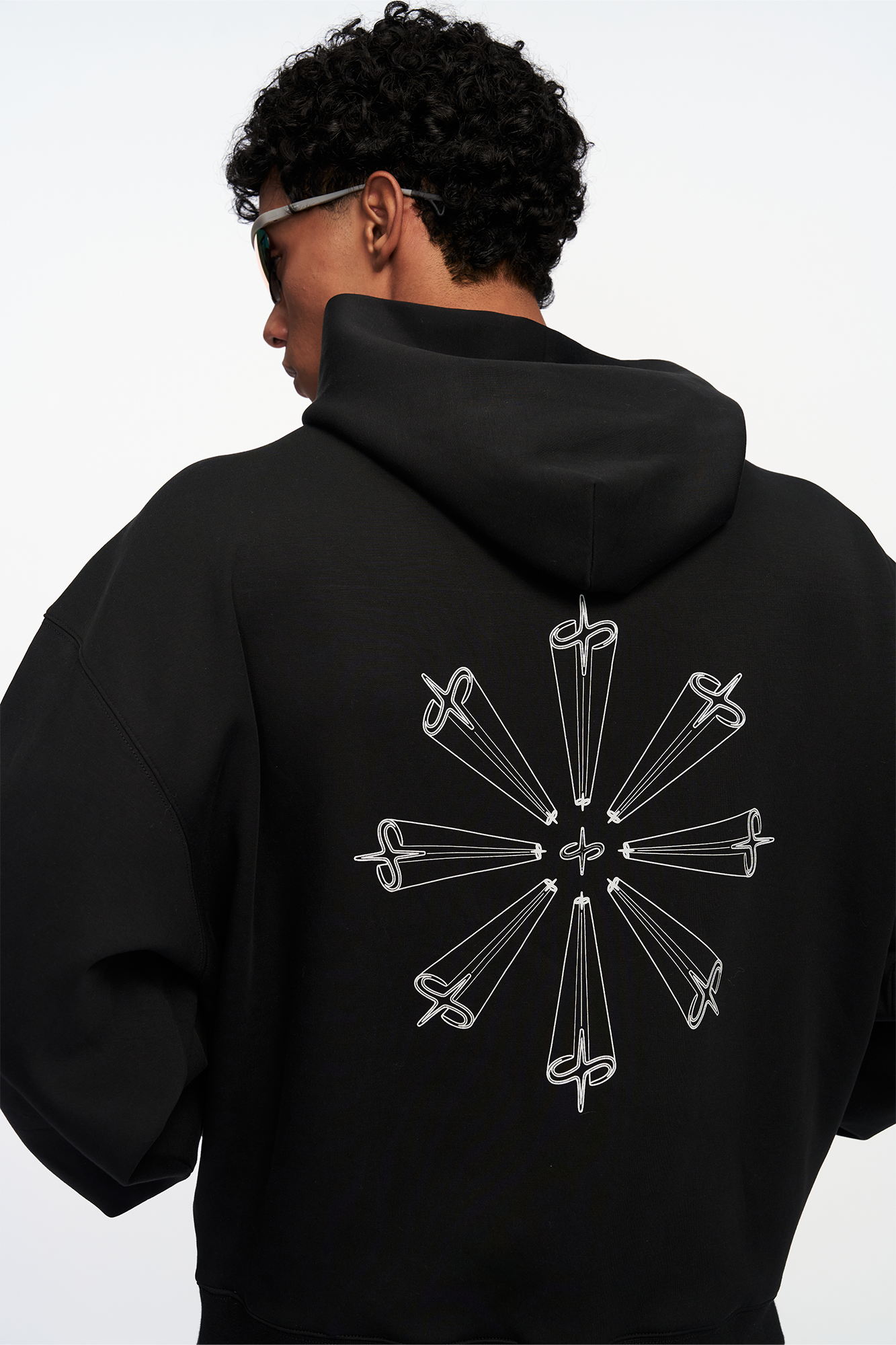 PUMPPLUS Essential Graphic Hoodie-Hoodie-M-Black-Free Shipping Leatheretro