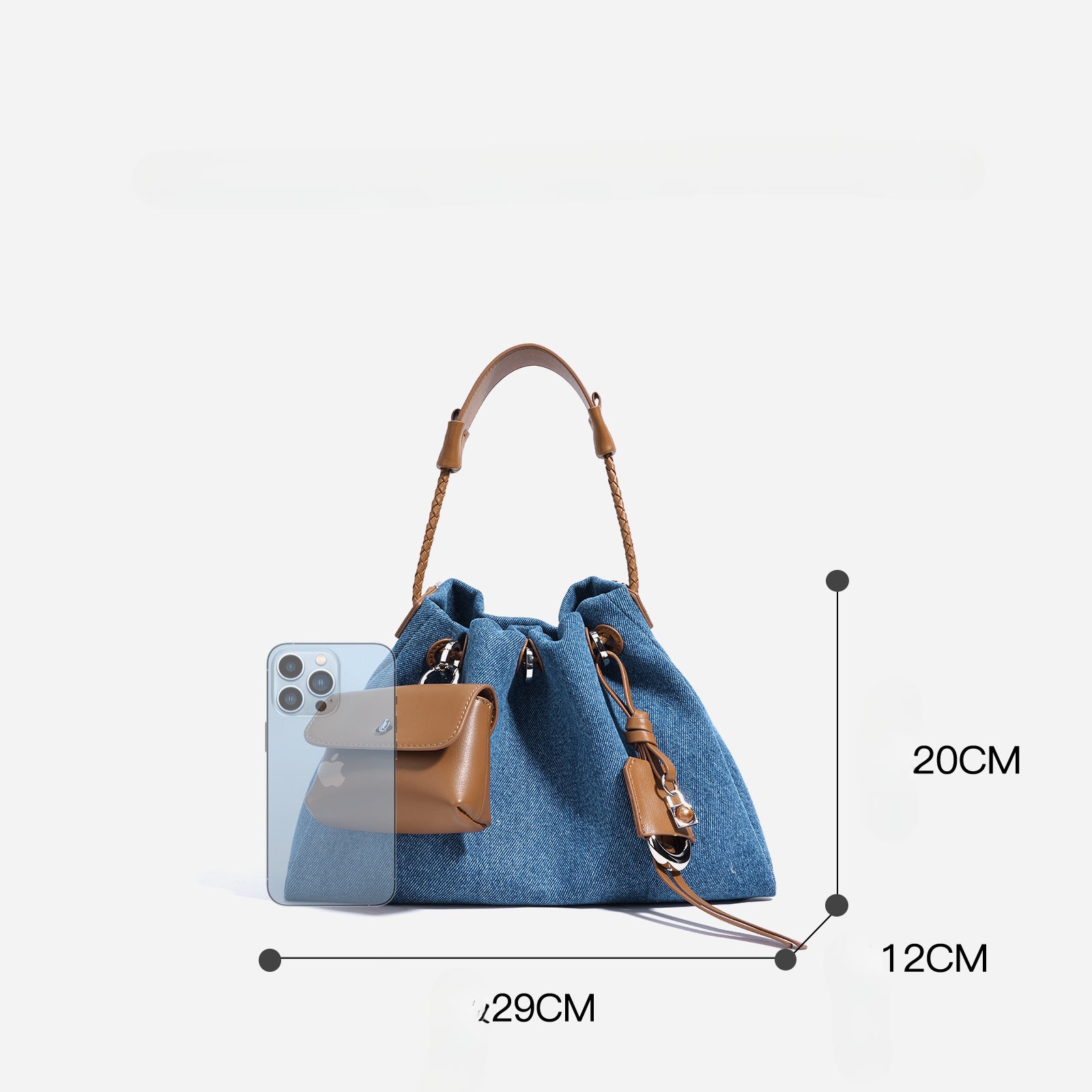 Summer Denim Shoulder Bag-Shoulder Bags-A-Free Shipping Leatheretro