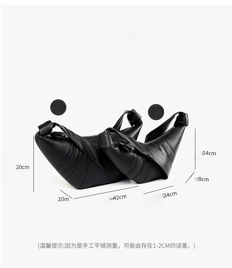 Sheepskin Bag Boho Shoulder Bag for Women-Handbags-Black-34*4*16-Free Shipping Leatheretro