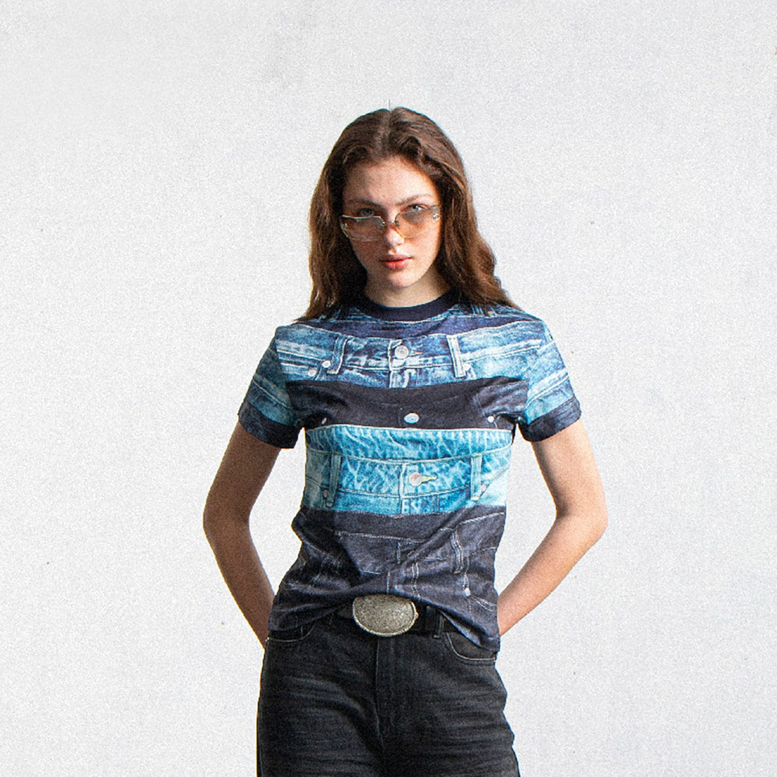 LEONSENSE Full Print Jeans T-Shirt-T Shirt-XS-Free Shipping Leatheretro
