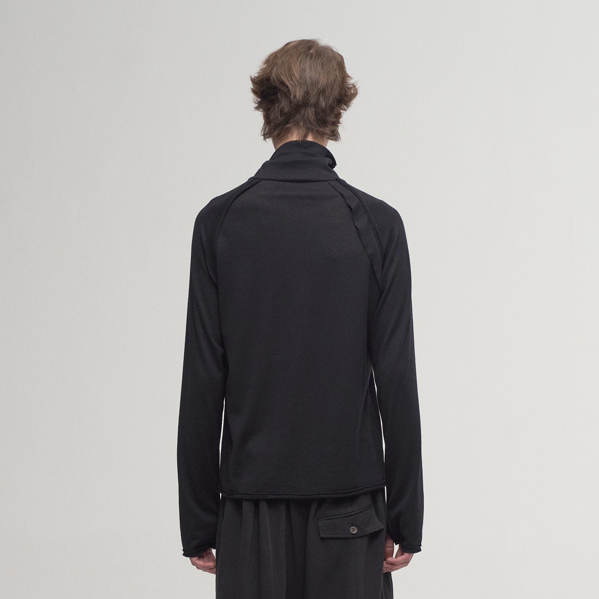 ILNya Nieternite Nifutur Ruffle Tape Shoulder Long Sleeve Tee-L/S Tee-S(0)-Free Shipping Leatheretro