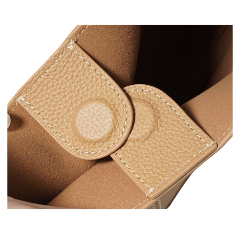 Luxury Soft Leather Crossbody Saddle Bag-Handbags-Beige-Free Shipping Leatheretro