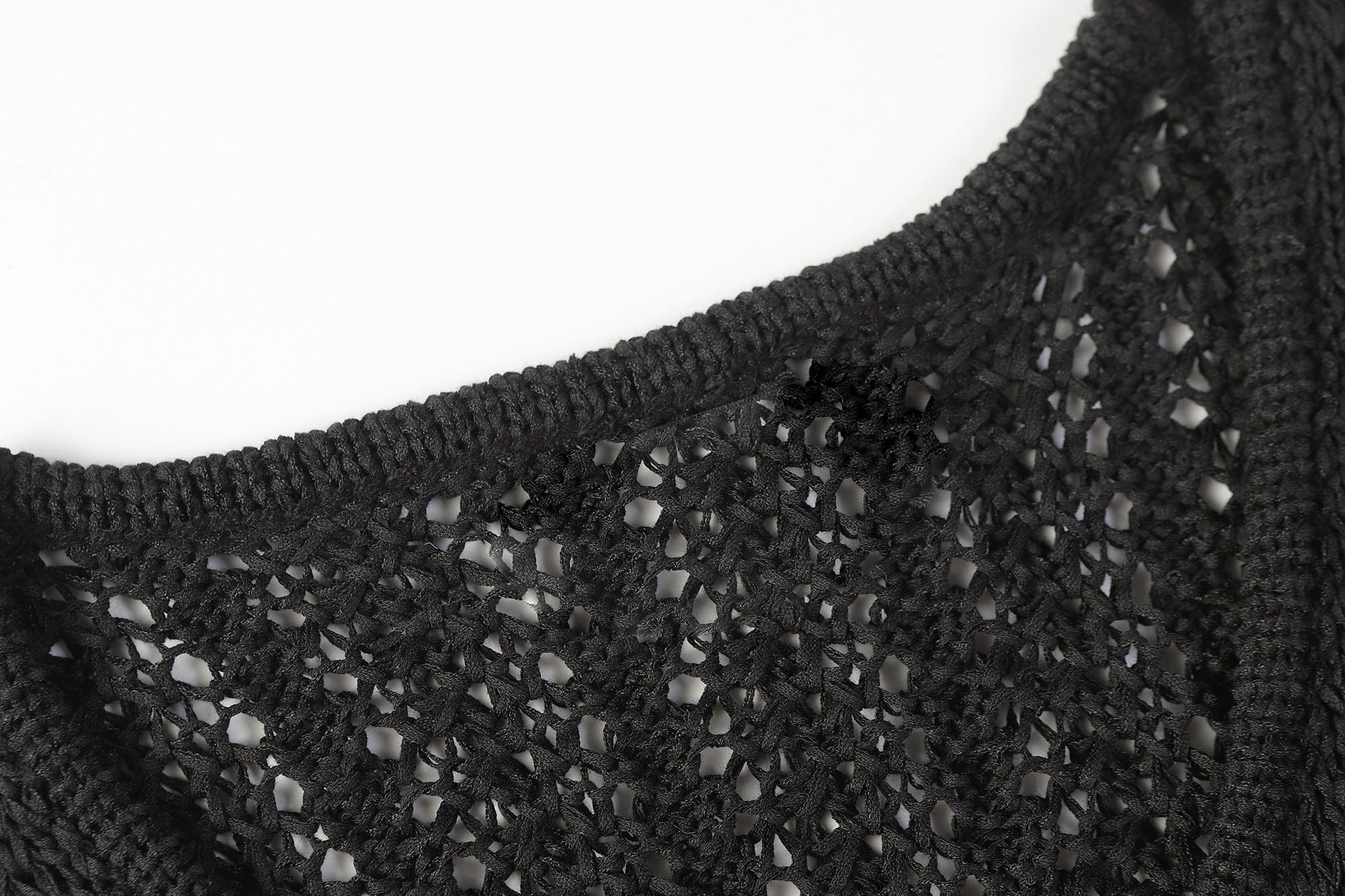 CLP Knitted Tank Top-Tank Top-M-Black-Free Shipping Leatheretro
