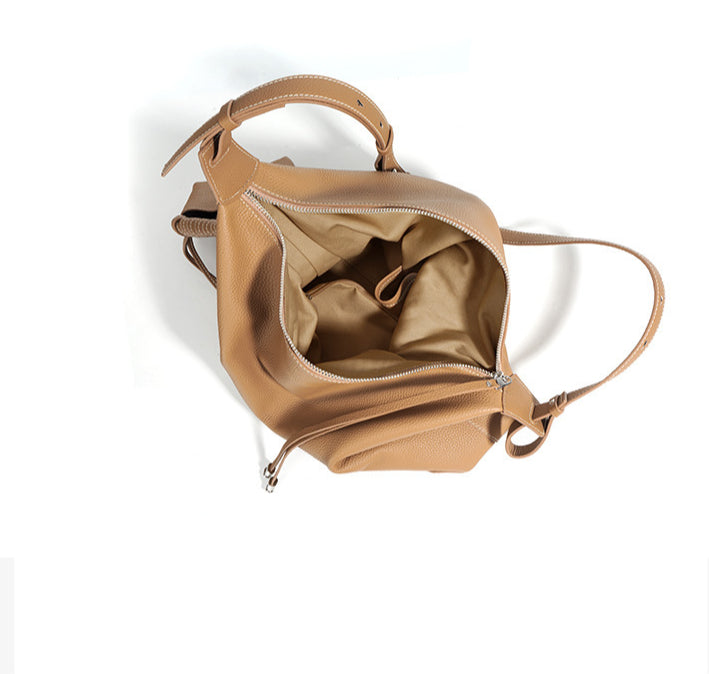 Minimalist Large Capacity Tote Bag-Shoulder Bags-black and purple-Free Shipping Leatheretro