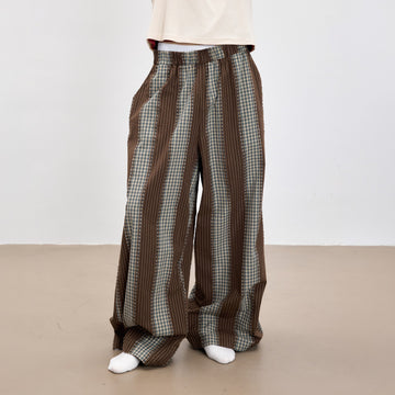 TUIMU Striped Wide-Leg Lounge Pants-Pants-S (Preorder)-Free Shipping Leatheretro