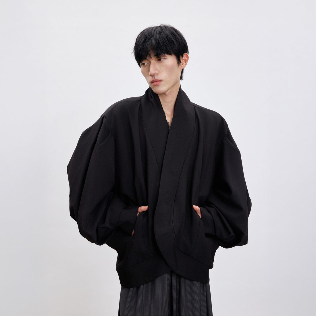 TUIMU Deconstructed Reversible Jacket-Jacket-S-Free Shipping Leatheretro
