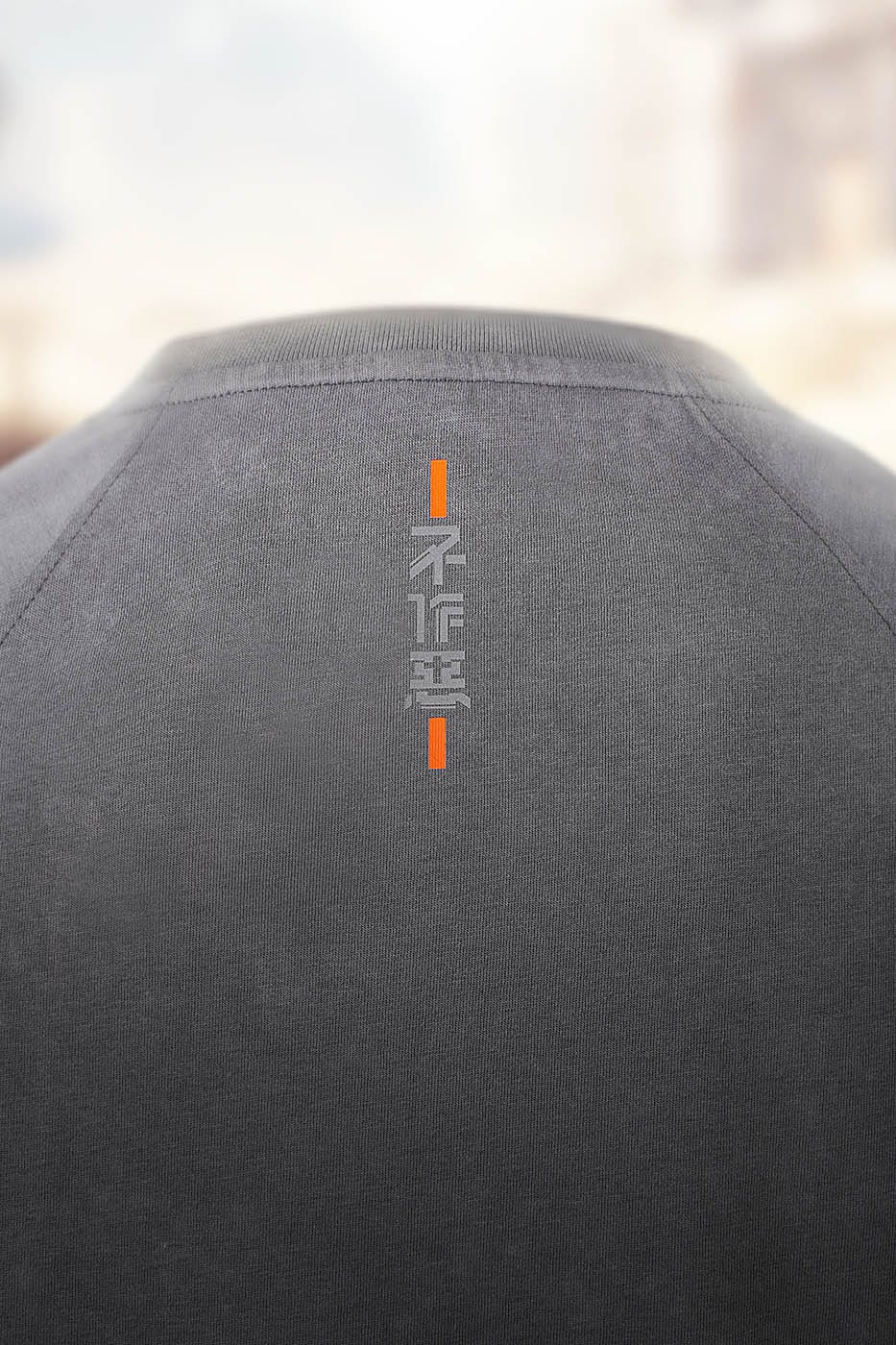 XIPHEVIL Spliced Luminescence LOGO T-Shirt-T Shirt-XS-Grey-Free Shipping Leatheretro