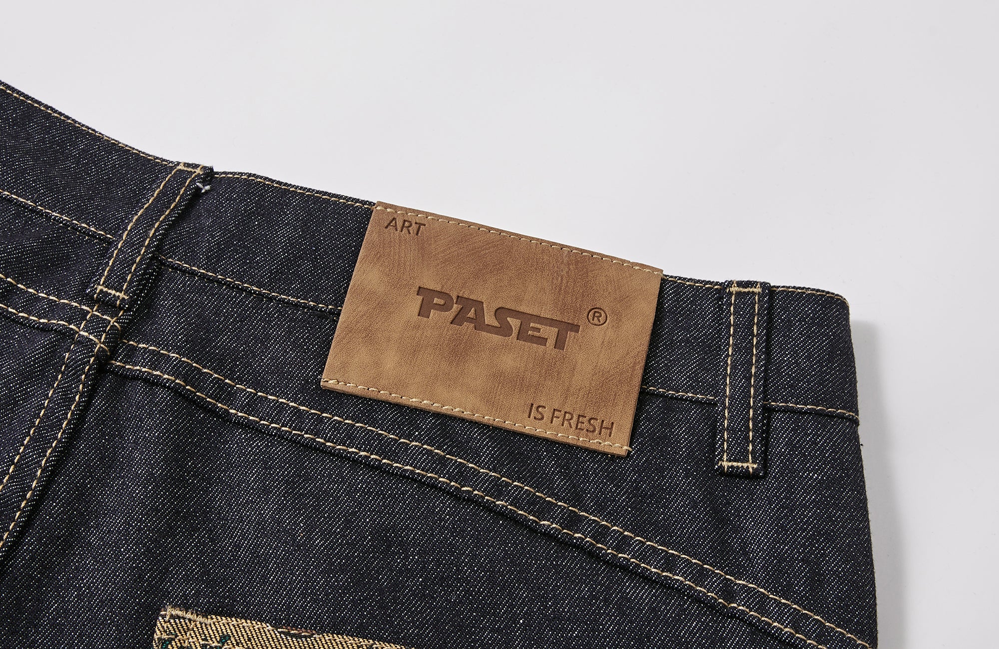PASET Barn Cuffed Wide-Leg Jeans-Jeans-S / 27"-Free Shipping Leatheretro