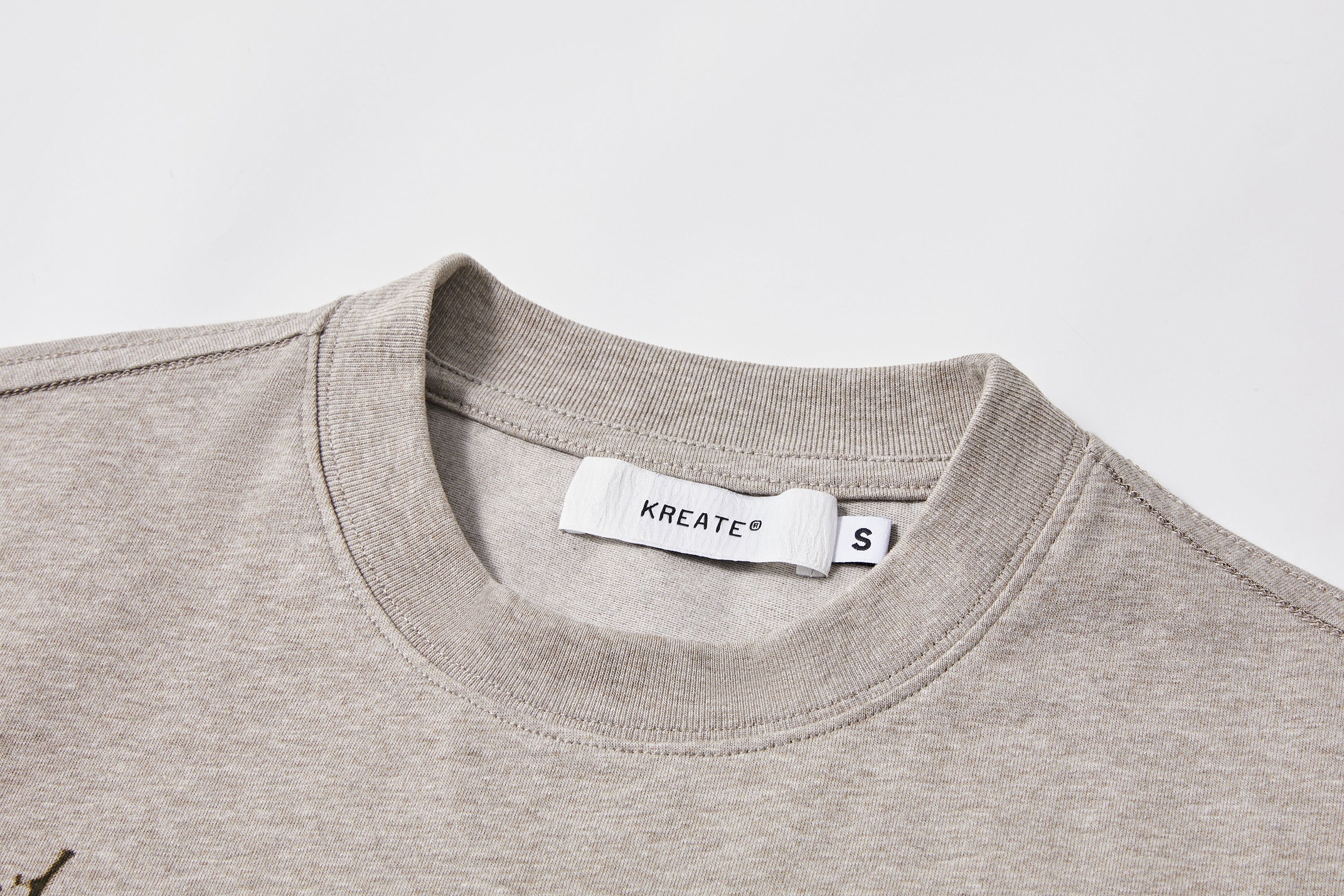 KREATE Brushstroke Graphic Sorona Quick-Dry Tee-Half shirt-S-Black-Free Shipping Leatheretro