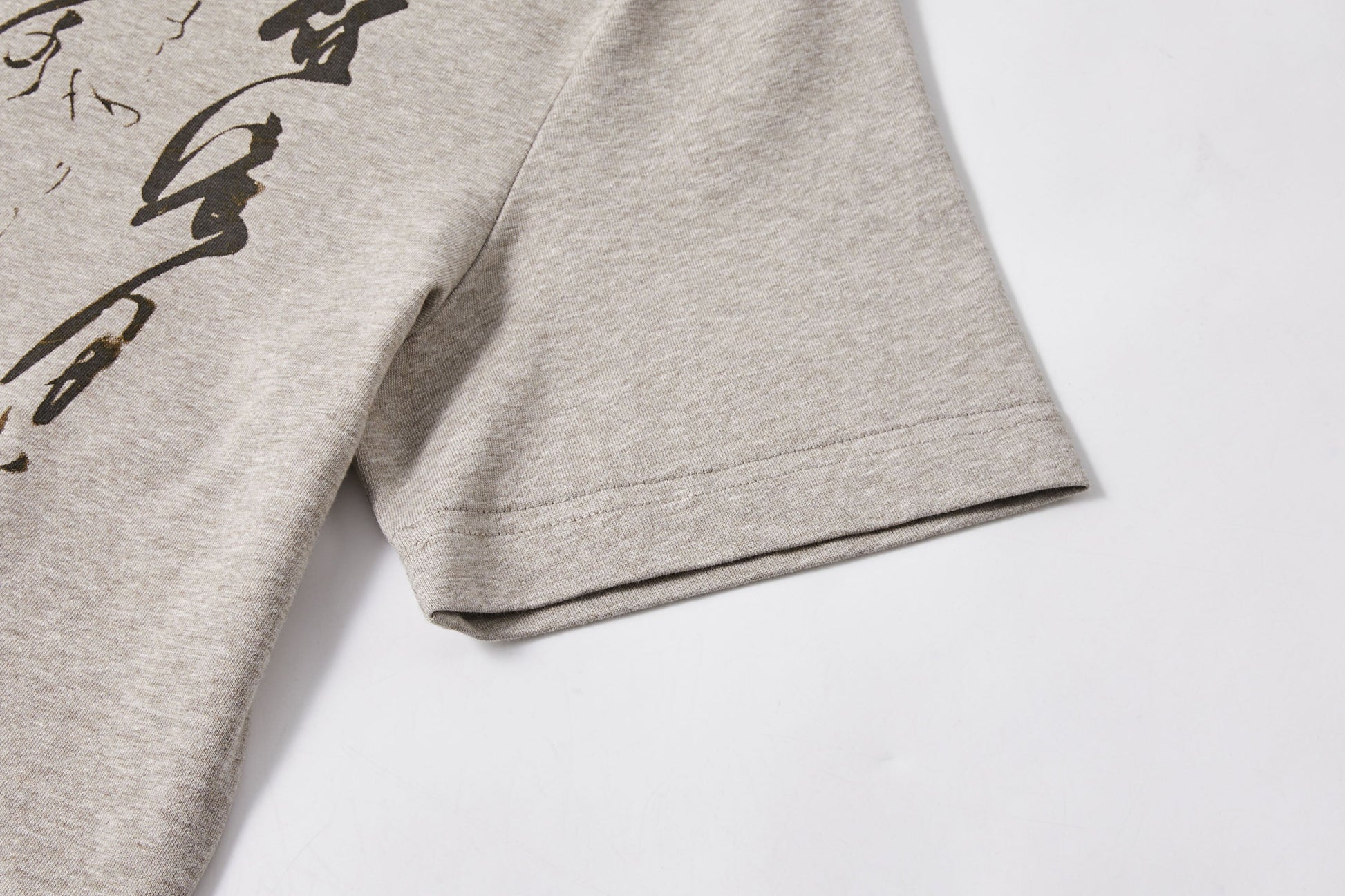 KREATE Brushstroke Graphic Sorona Quick-Dry Tee-Half shirt-S-Black-Free Shipping Leatheretro