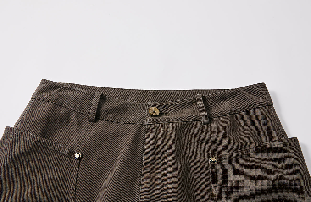 PASET Retro Utility Panel Pants-Pants-S / 29"-Free Shipping Leatheretro