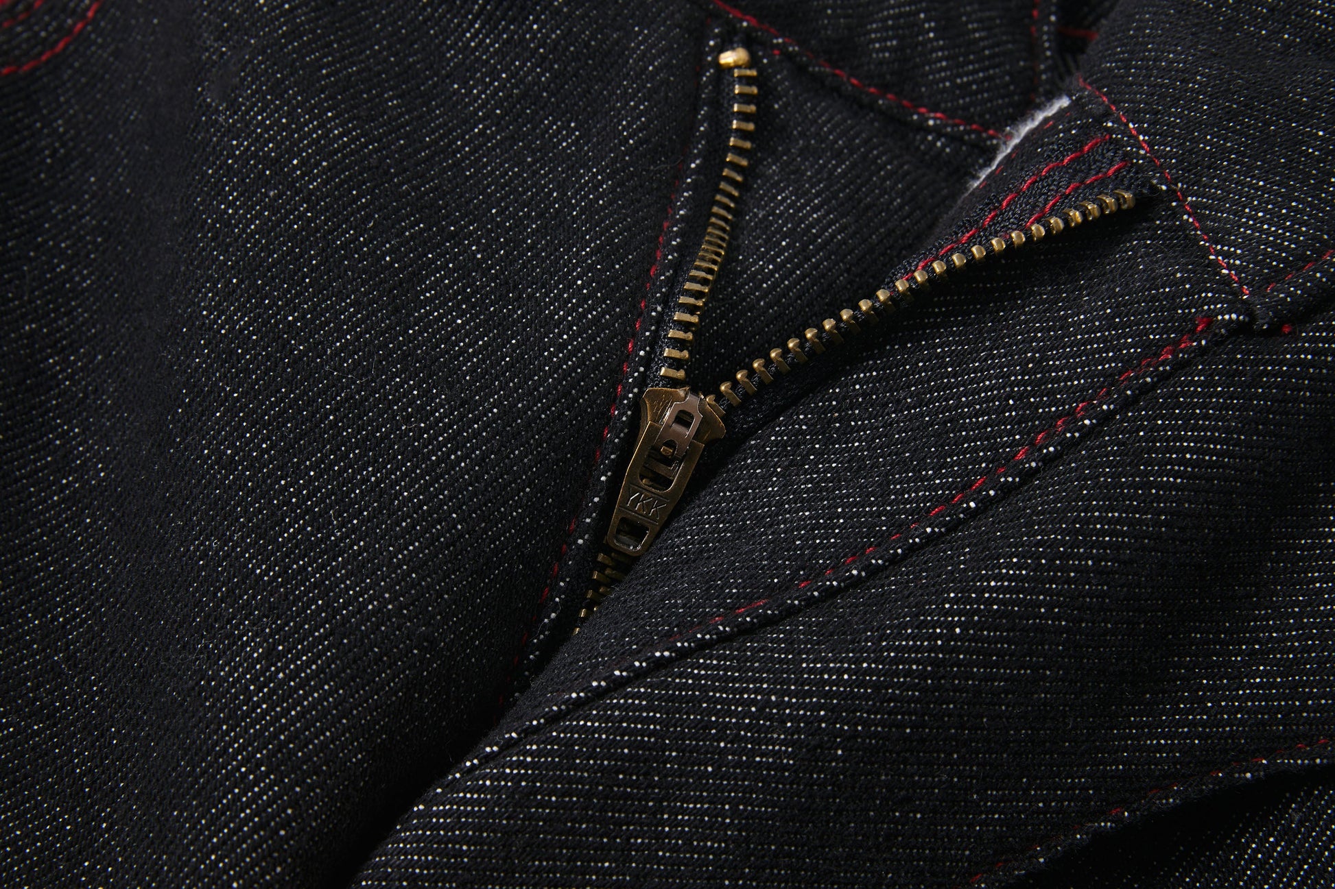 KREATE Contrast Stitched Flared Raw Denim Pants-Jeans-S-Free Shipping Leatheretro