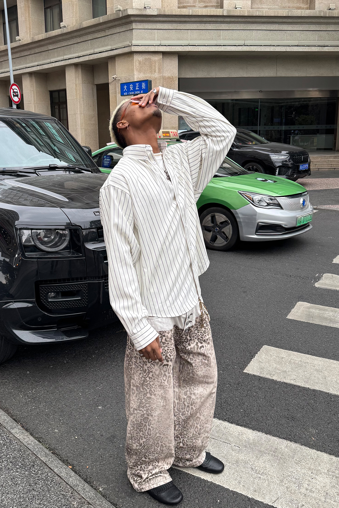 STEEPC Striped Oversized Shirt-Shirt-S (1)-Free Shipping Leatheretro