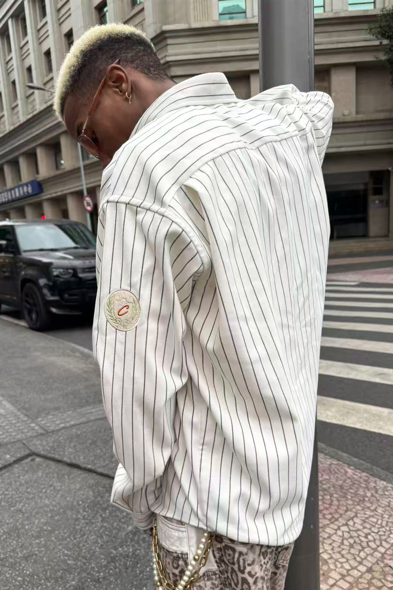 STEEPC Striped Oversized Shirt-Shirt-S (1)-Free Shipping Leatheretro