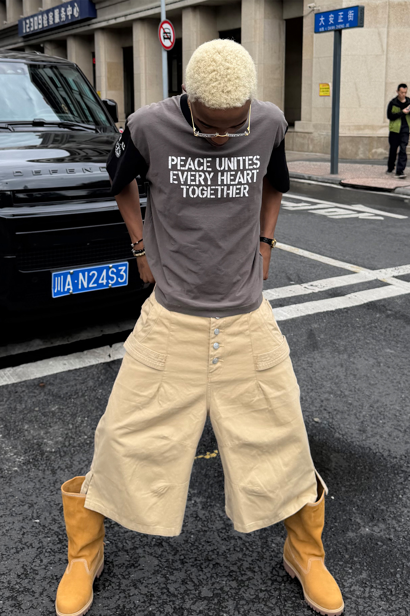 STEEPC Contrast Spliced Slogan T-Shirt-T Shirt-S (1)-Free Shipping Leatheretro