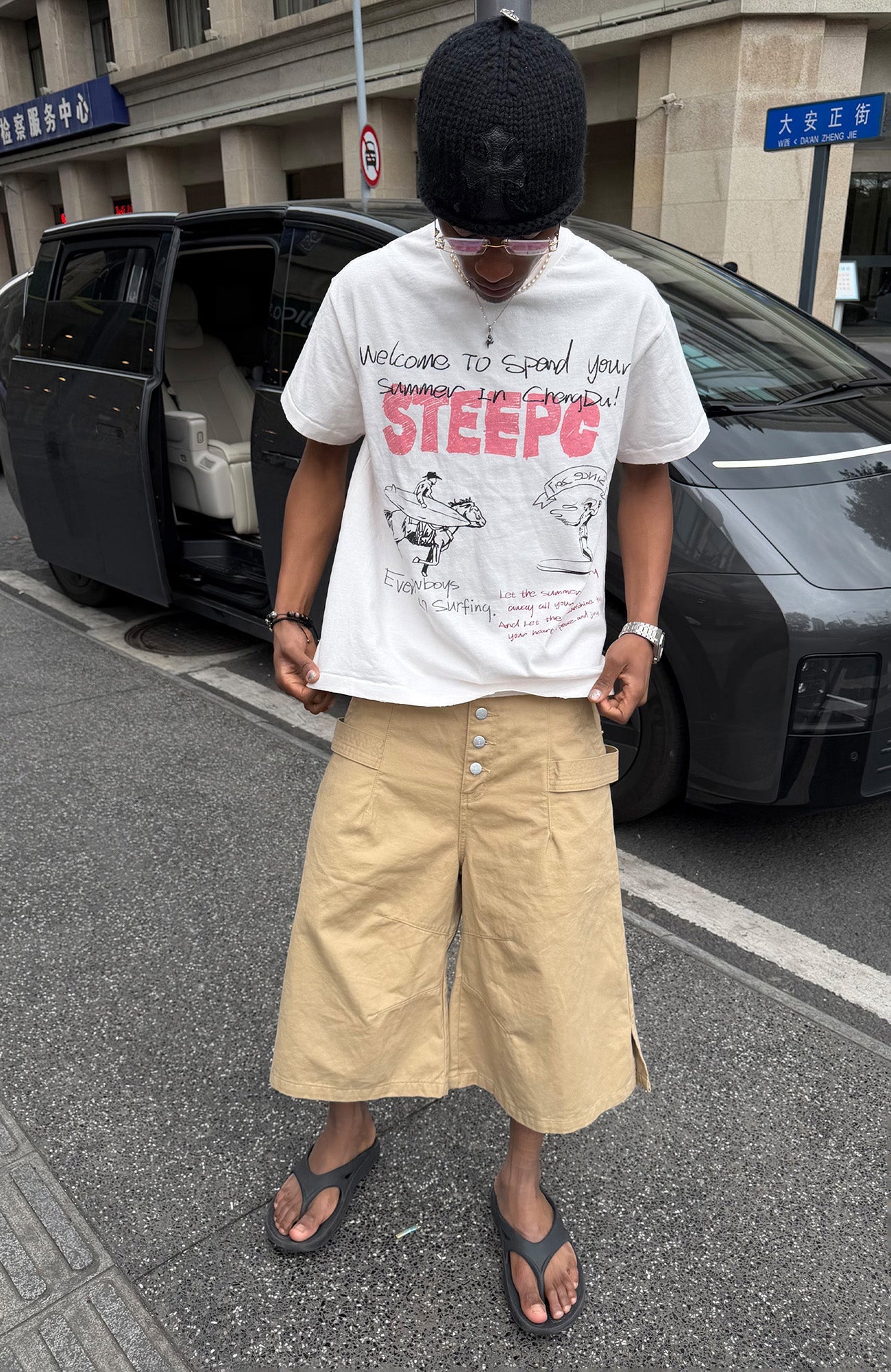 STEEPC Graffiti Sketch Graphic Tee-T Shirt-S-Free Shipping Leatheretro