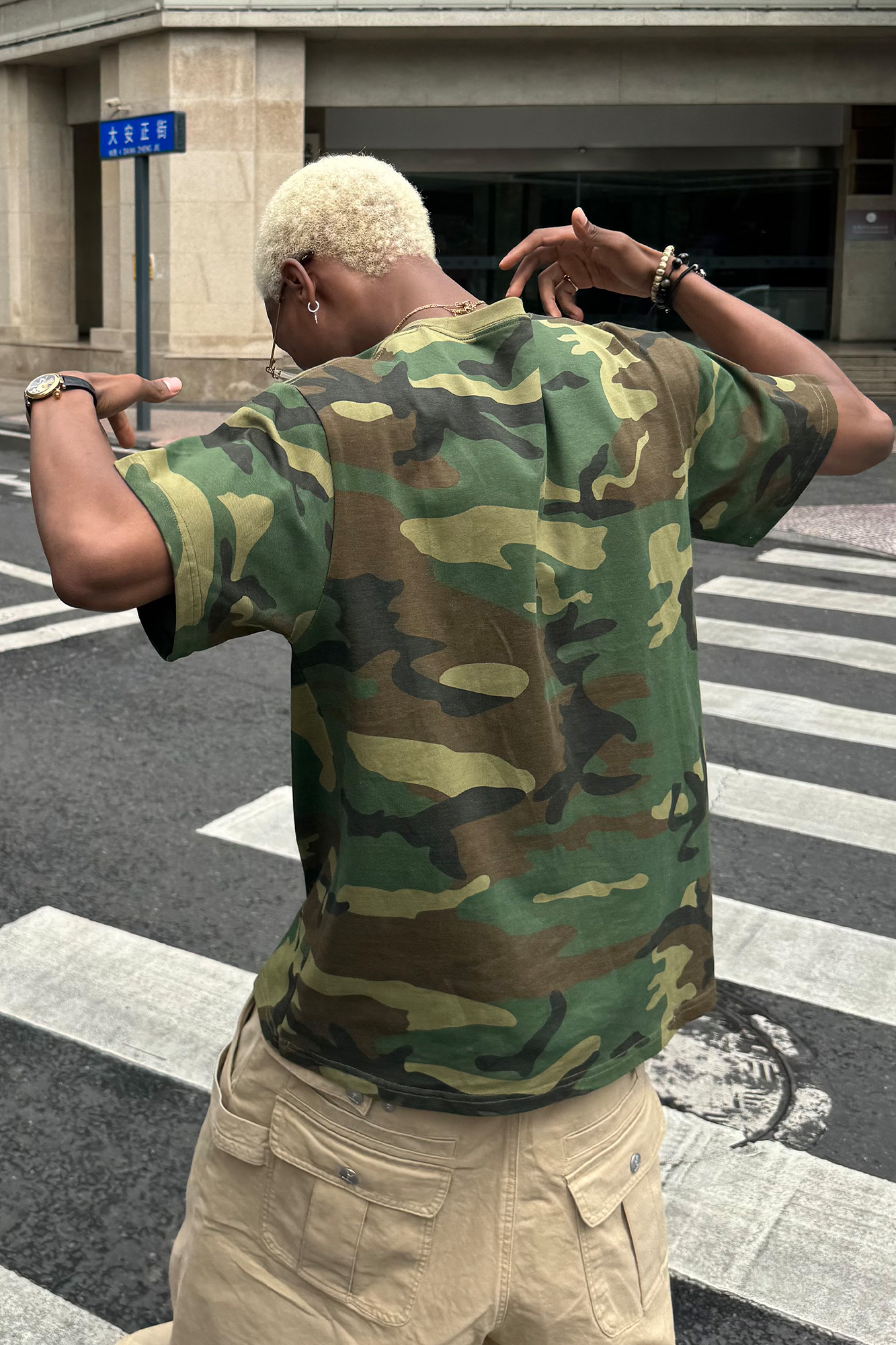 STEEPC Camo Slogan Graphic T-Shirt-T Shirt-S (1)-Free Shipping Leatheretro