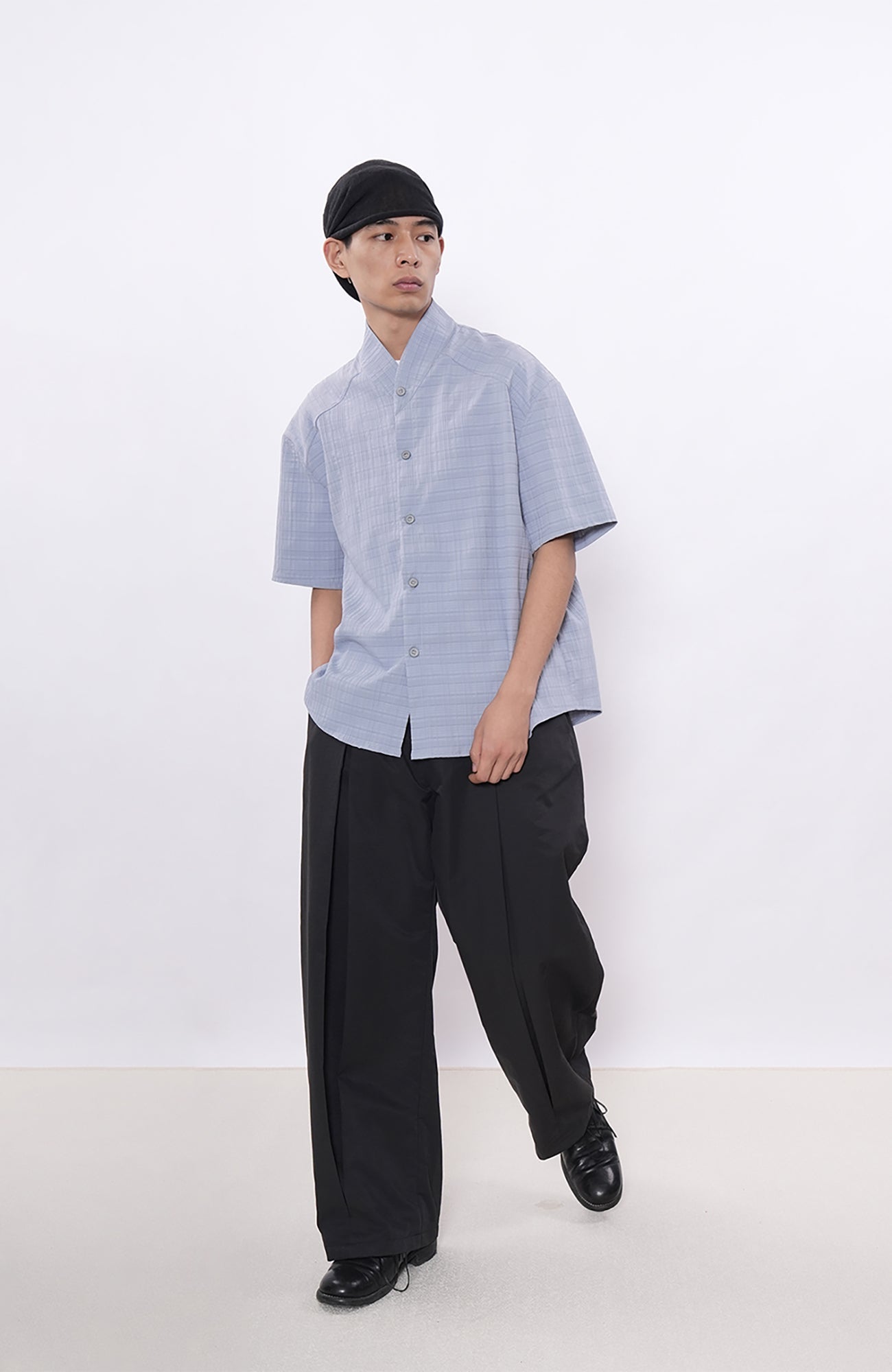 7440 37 1 Cross-Yoke Check Shirt-Shirt-S (Preorder)-Free Shipping Leatheretro