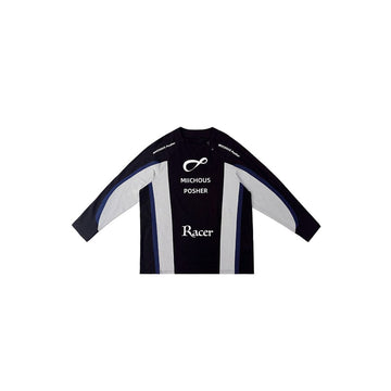 MIICHOUS Contrast Spliced Racing UV Protection Long-Sleeve Tee-L/S Tee-S-Free Shipping Leatheretro
