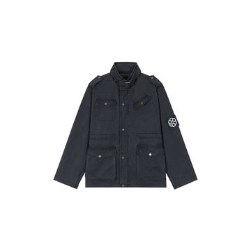 SAVAGEGROWTHWORLD Washed Canvas Multi-Pocket Utility Jacket-Jacket-S-Free Shipping Leatheretro