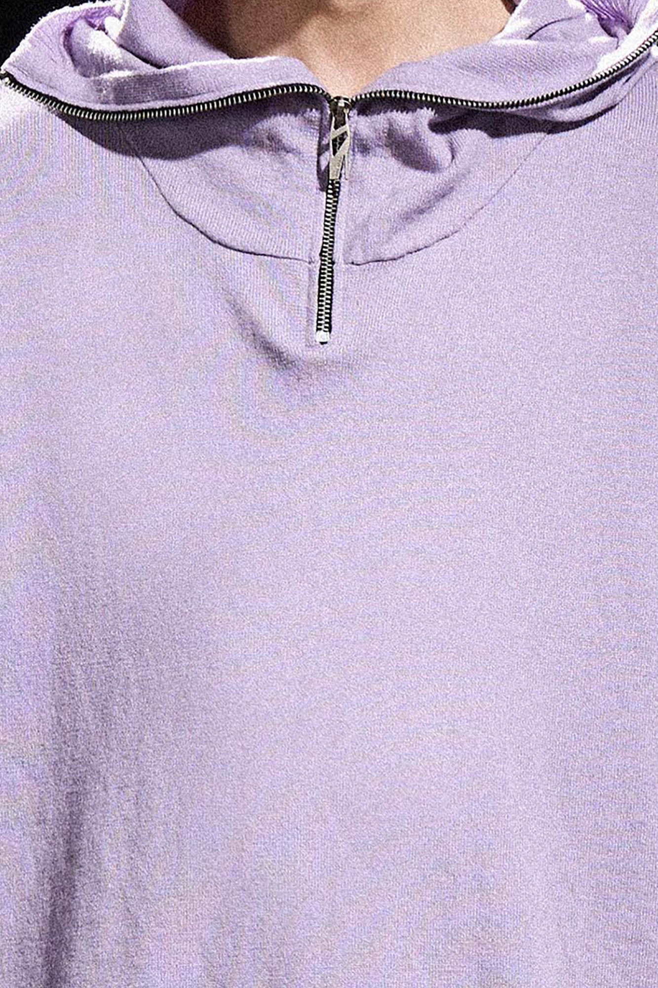 RELABEL Butterfly Zip-Up Mask Wool-Blended Hoodie-Hoodie-XS-Free Shipping Leatheretro