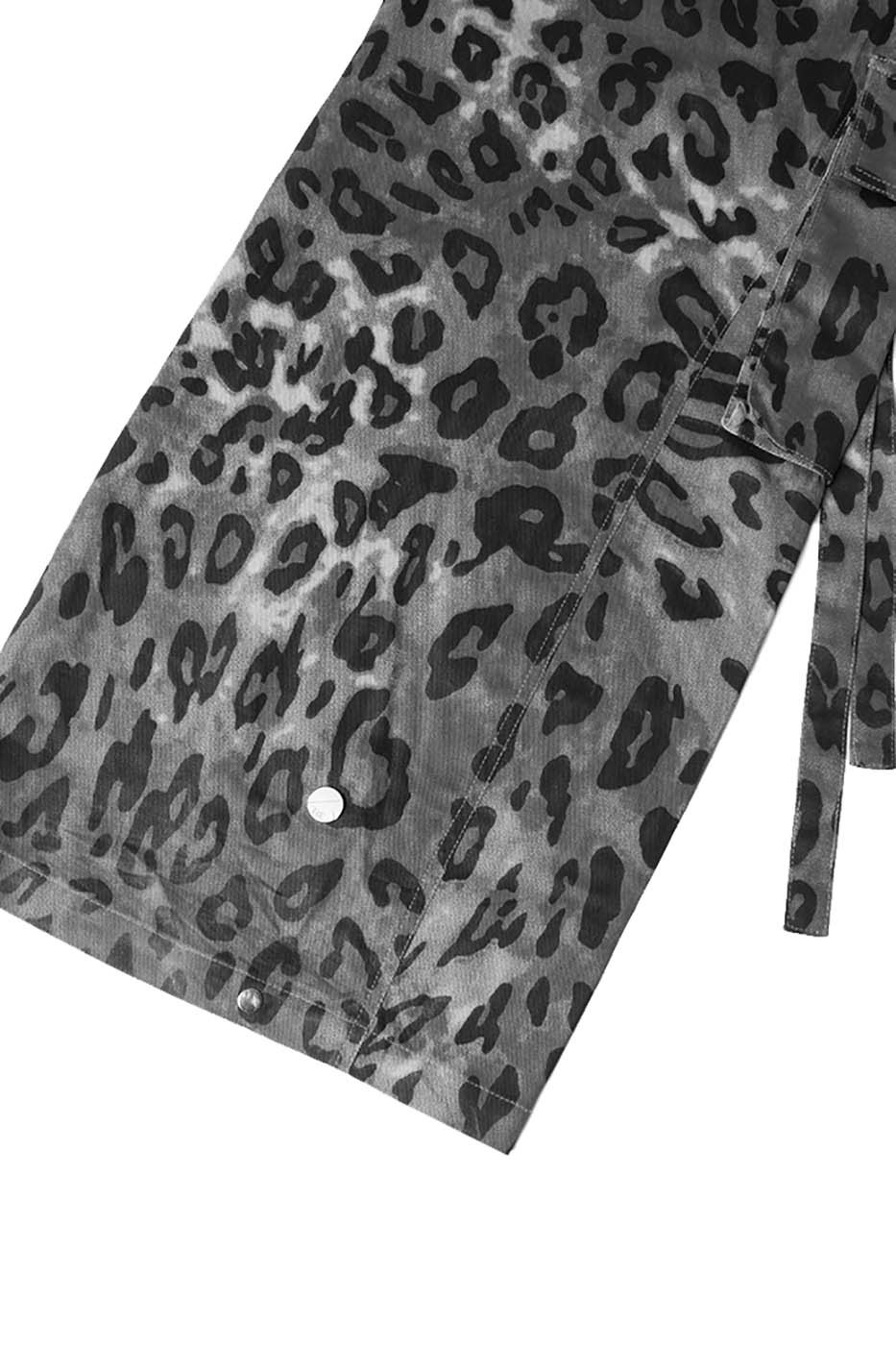 RELABEL Leopard Multi-Pocket Ribbon Cargo Pants-Pants-S-Free Shipping Leatheretro