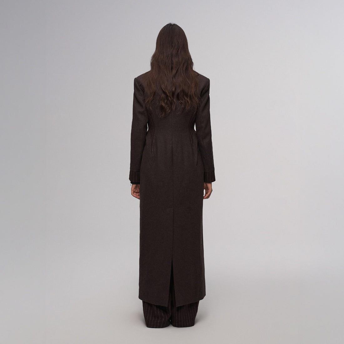 ILNya Nieternite Nifutur Tailored Stripe Paneled Wool-Blend Coat-Jacket-S (0)-Free Shipping Leatheretro