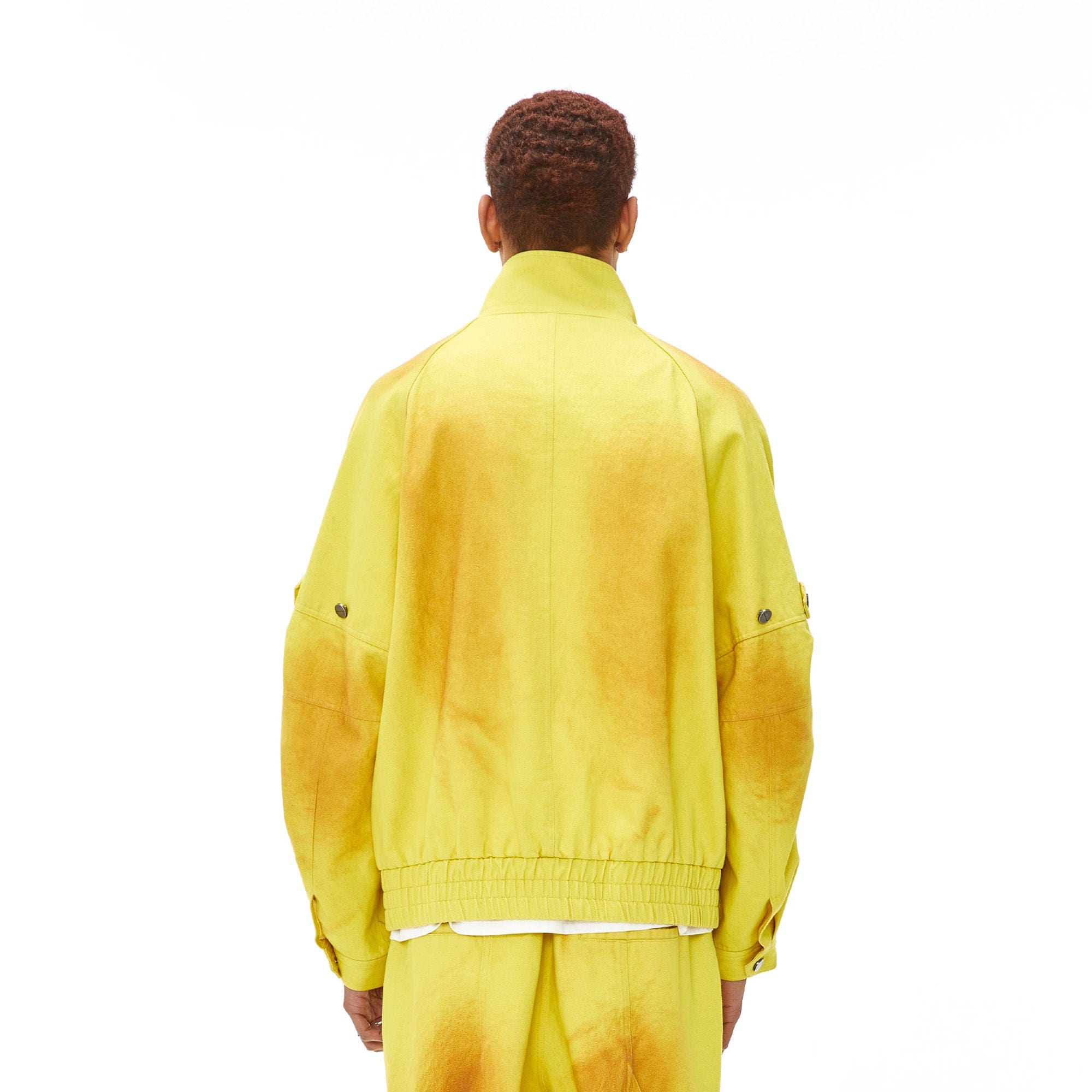 VANN VALRENCE Studded Gradient Stand Collar Oversized Jacket-Jacket-S-Free Shipping Leatheretro