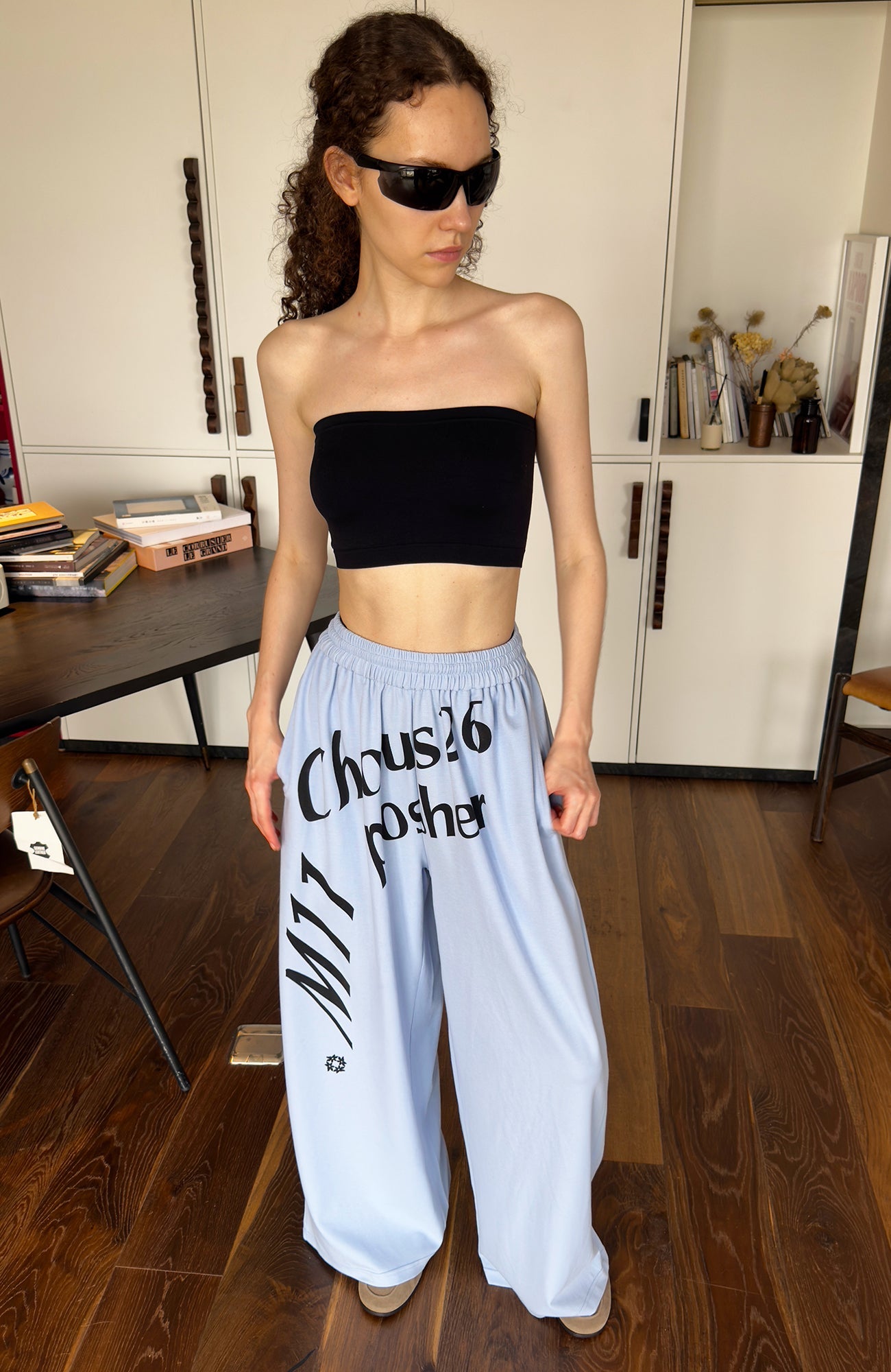 MIICHOUS UV-Protect Graphic Pants-Pants-S (Preorder)-Blue-Free Shipping Leatheretro