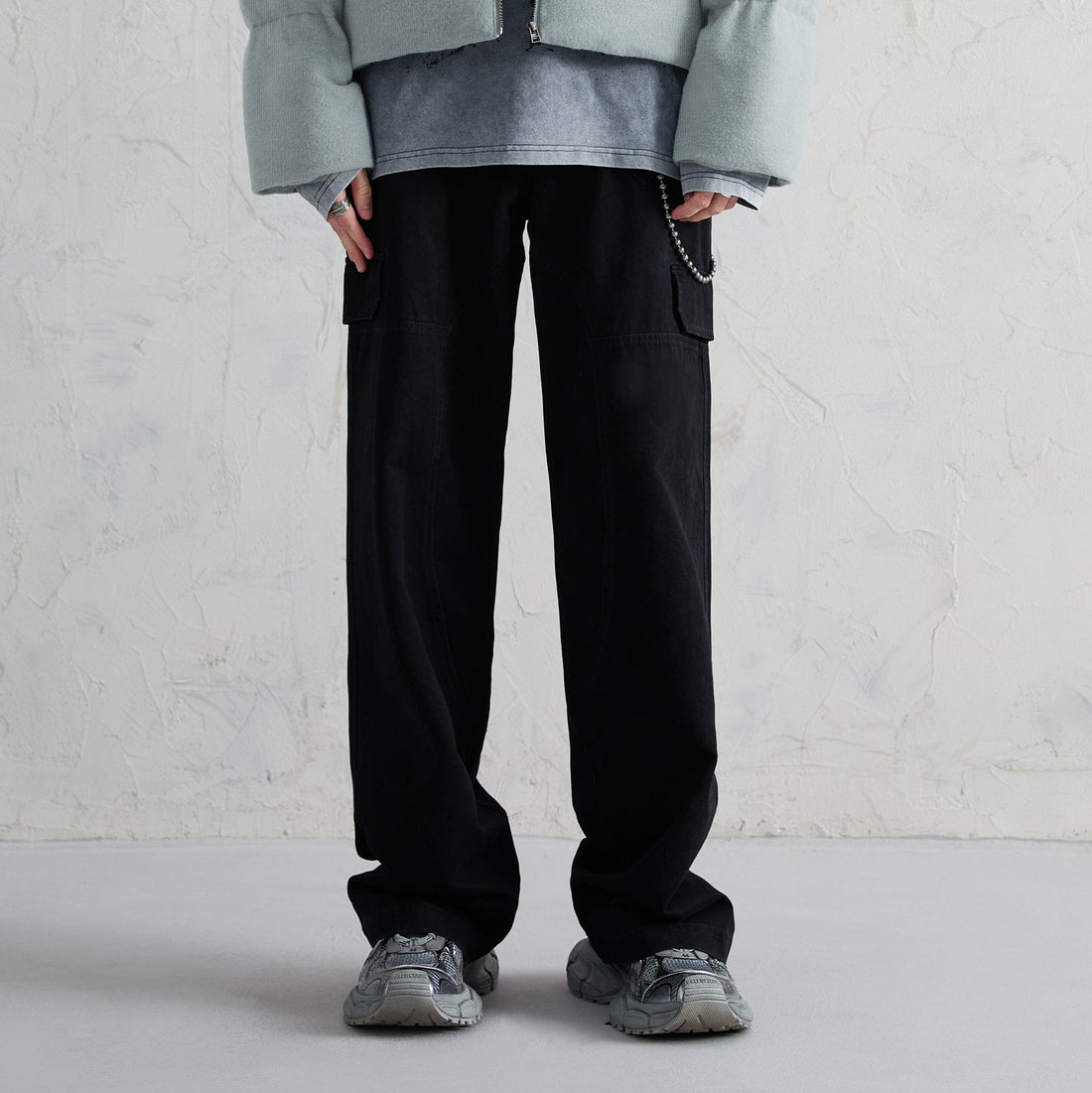 ORGANIC EMOTION Deconstructed Layered-pocket Button Pants-Pants-Apricot-XS-Free Shipping Leatheretro
