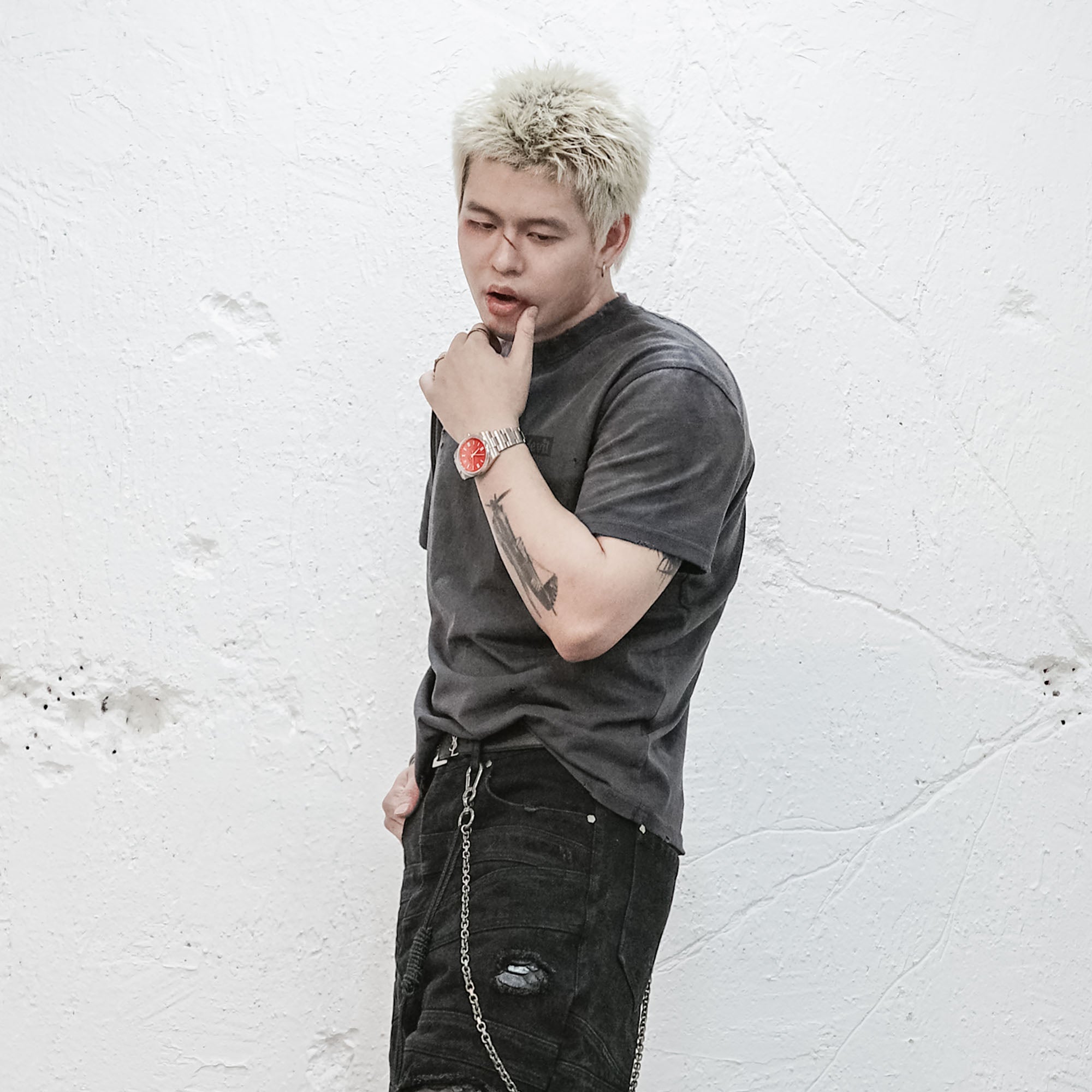 UNDERWATER Devil Distressed T-Shirt-T Shirt-S-Free Shipping Leatheretro