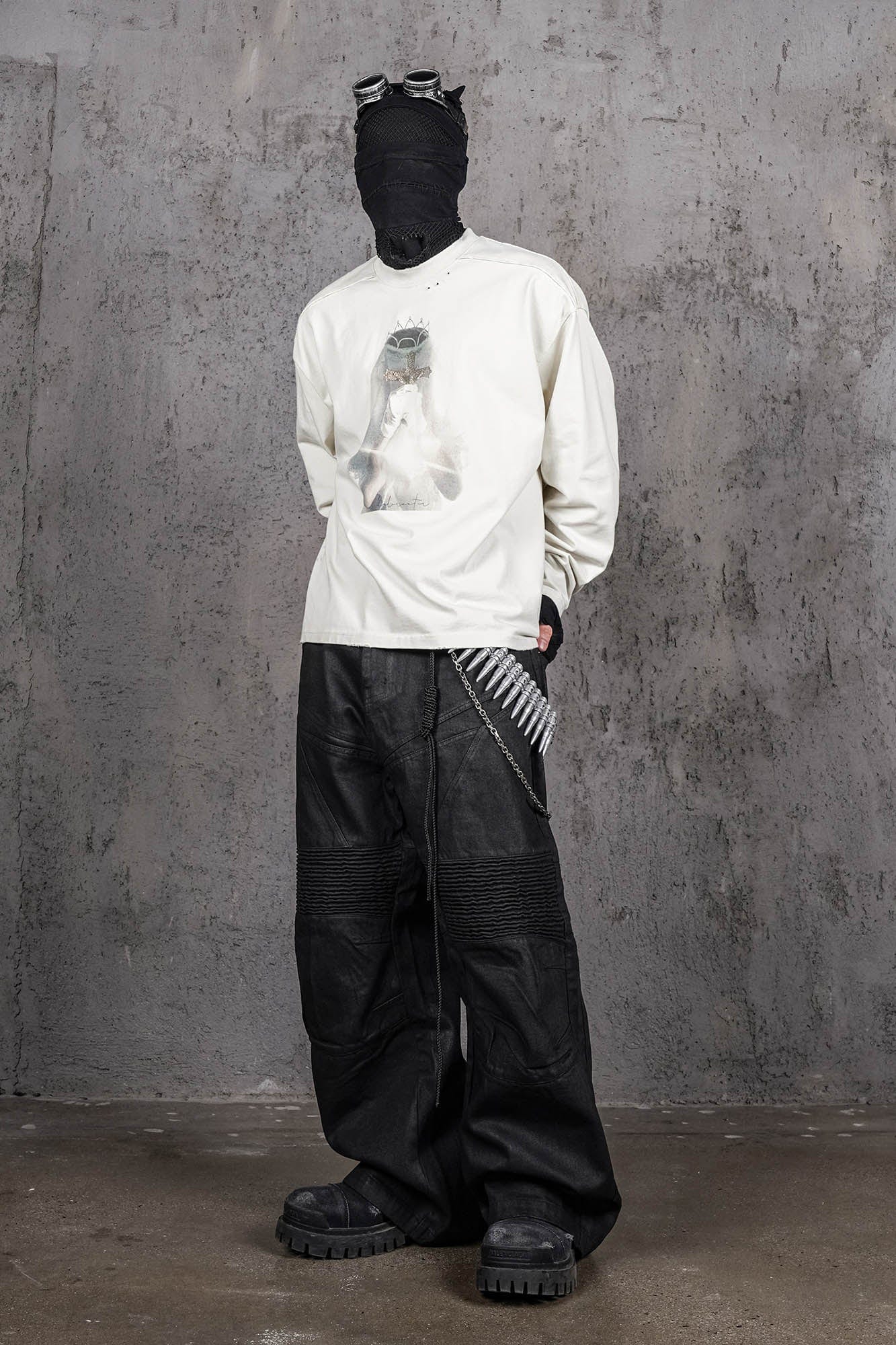 UNDERWATER Bridal Lament Long-Sleeve Tee White-T Shirt-S-Free Shipping Leatheretro