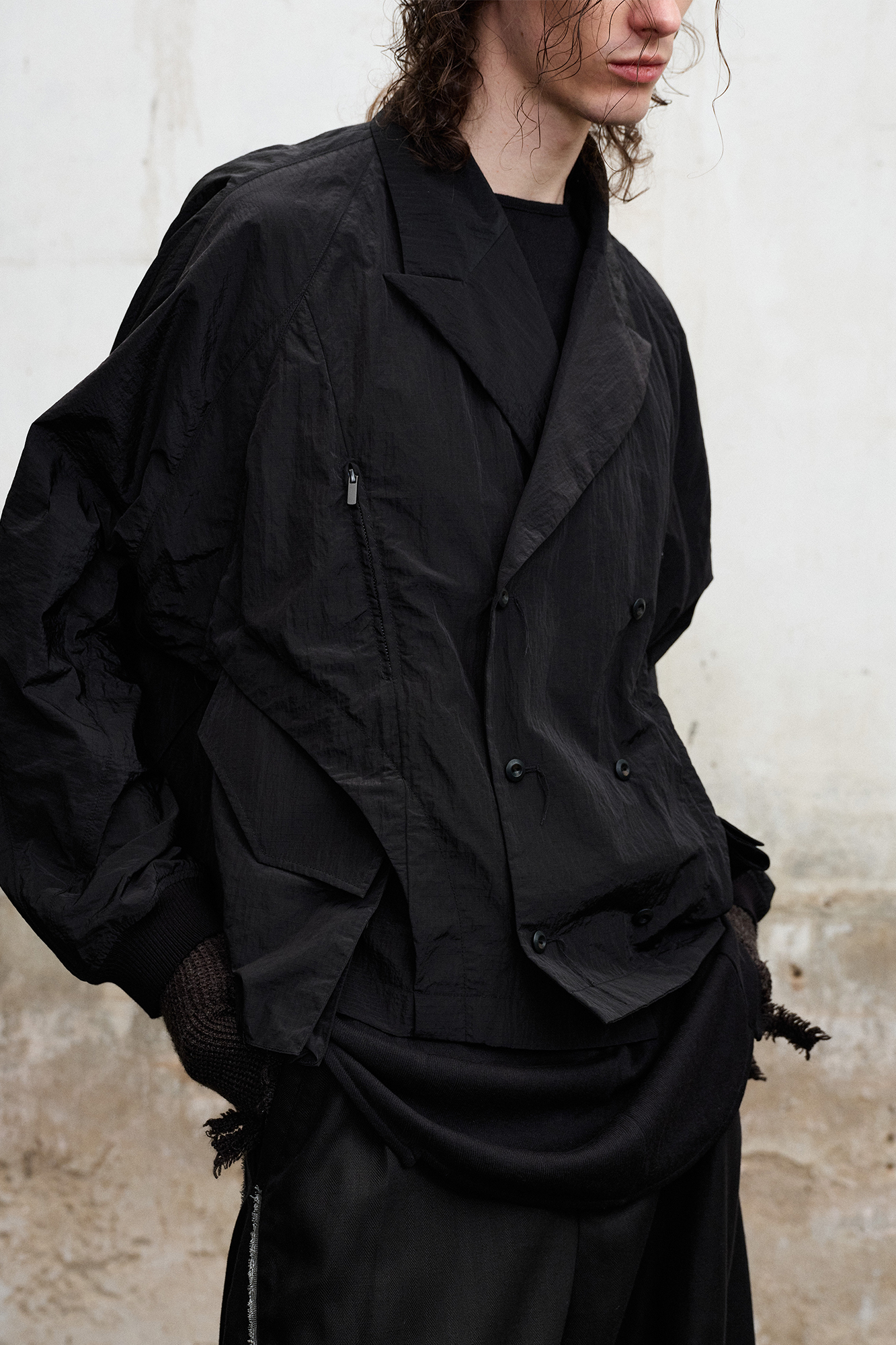 ILNya Nieternite Nifutur Wingsuit Double-Breasted Blazer Jacket-Jacket-S-Free Shipping Leatheretro