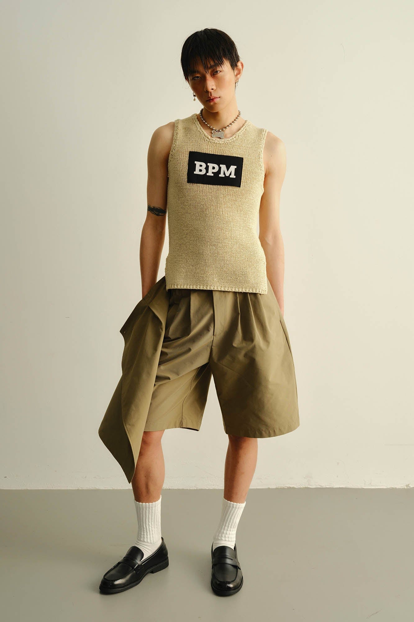 KADAKADA Asymmetrical Overlay Pleated Shorts-Shorts-S-Free Shipping Leatheretro