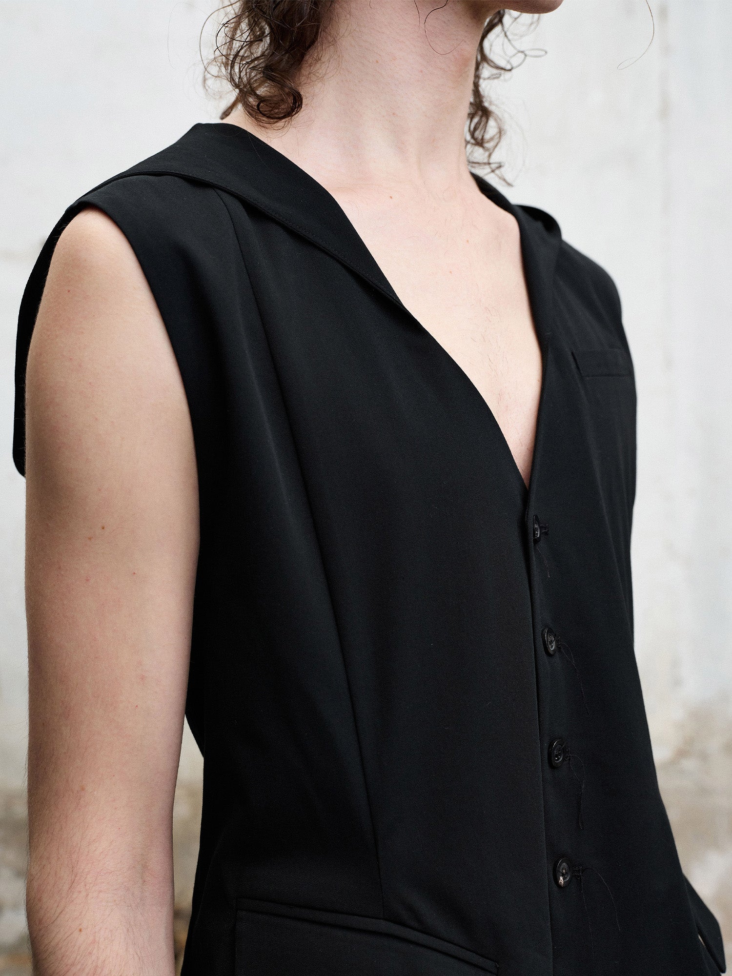 ILNya Nieternite Nifutur Hooded Waist-Cinched Vest-Vest-S (0)(Preorder)-Free Shipping Leatheretro