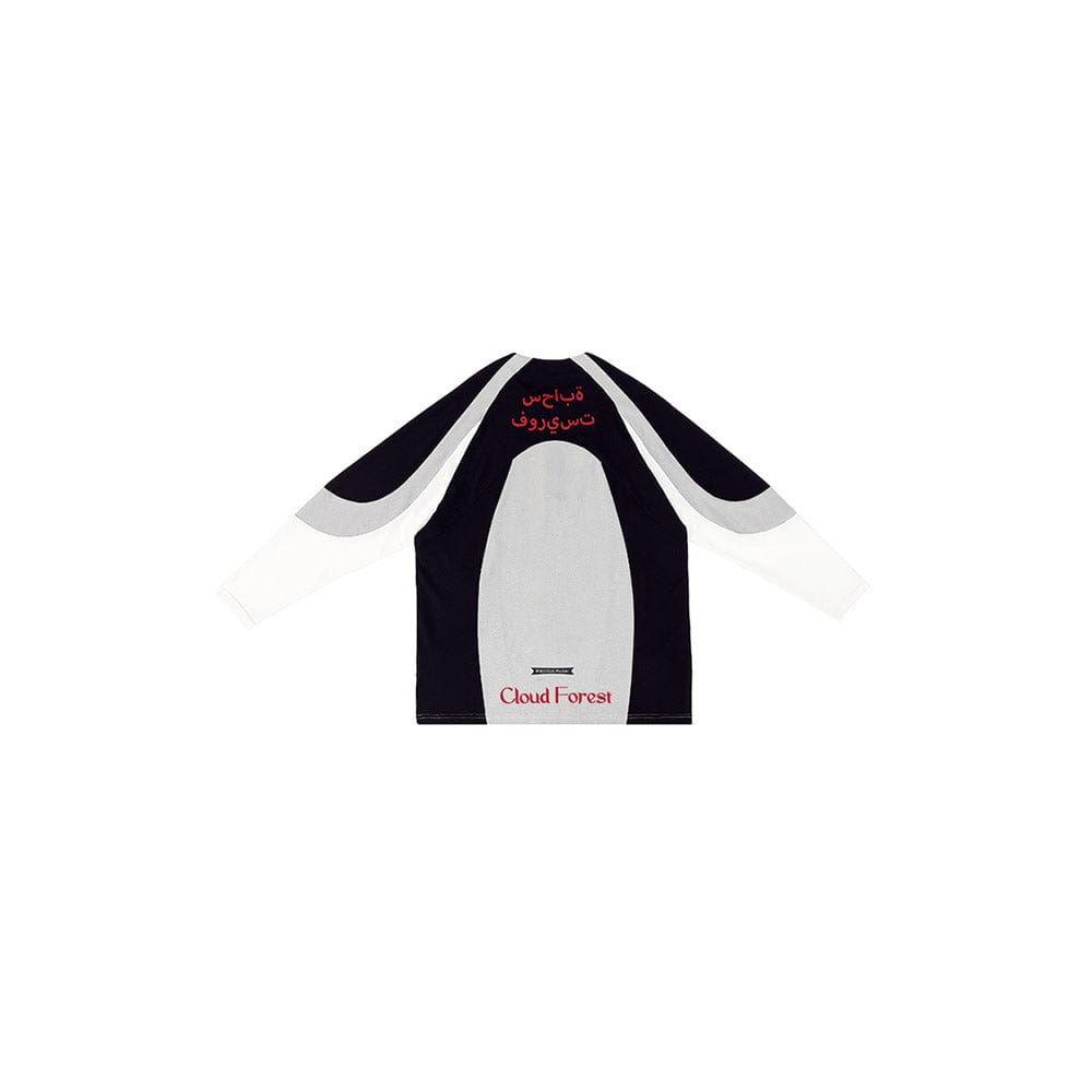 MIICHOUS Arc Contrast Panel Raglan UV Protection Long-Sleeve Tee-T Shirt-S-Free Shipping Leatheretro