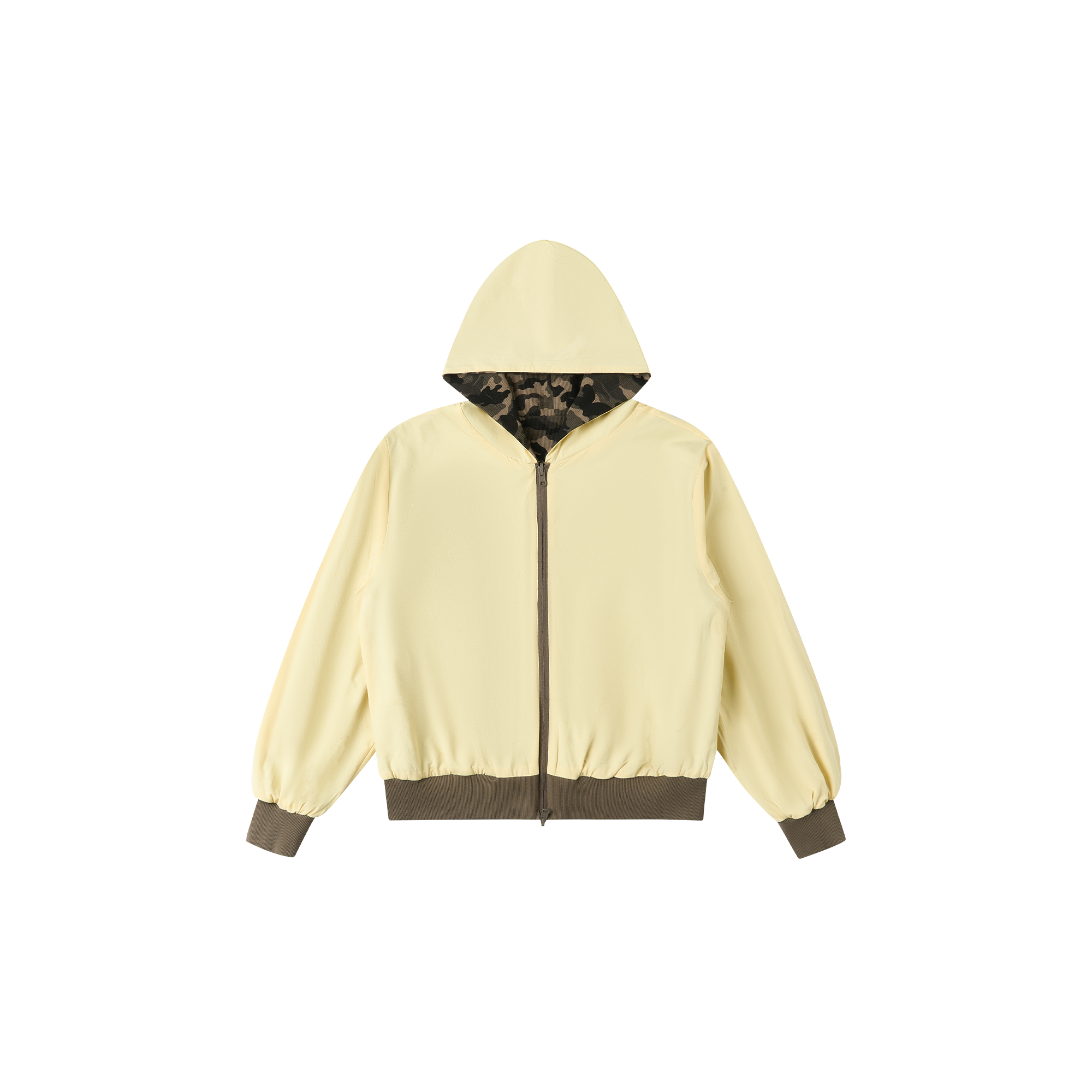 SAVAGEGROWTHWORLD Reversible Camo Waffle Hooded Jacket-Jacket-S-Free Shipping Leatheretro