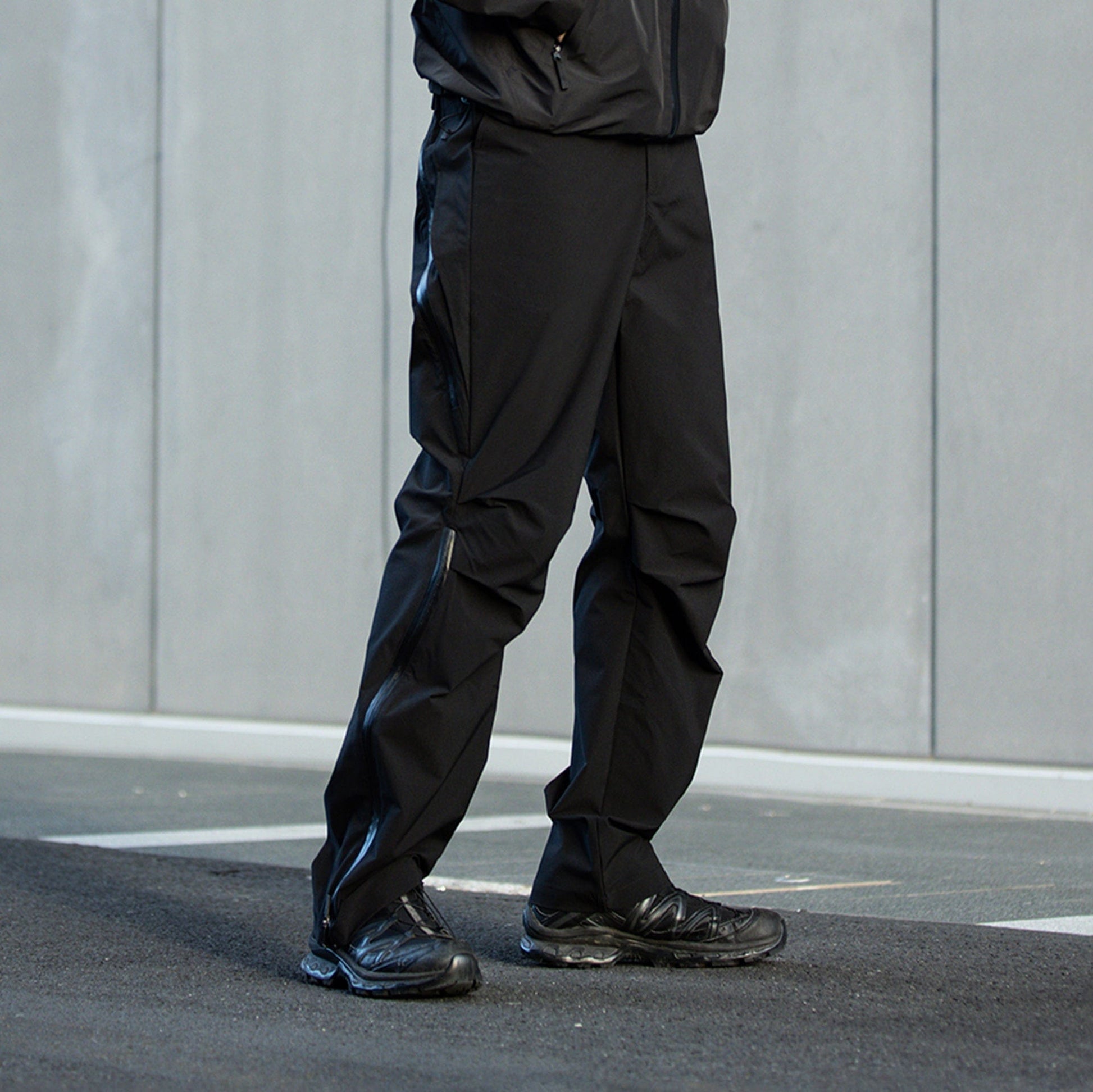 ENSHADOWER Modern Pleated City Pants-Pants-S-Free Shipping Leatheretro