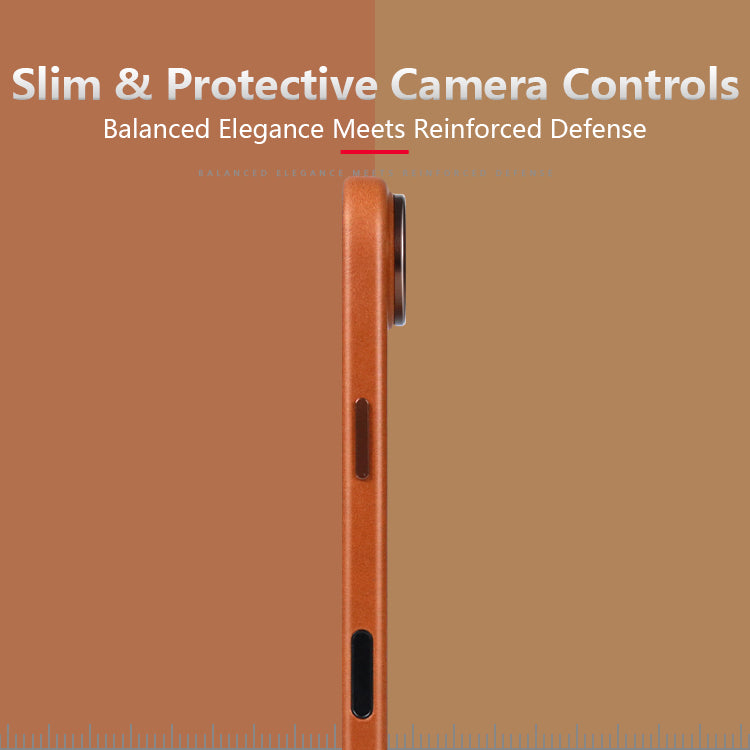 Full-grain Leather Case for Iphone 17, iPhone 17 Pro, iPhone 17 Pro Max, and iPhone 17 Air-Mobile Phone Cases-iPhone 17-Brown-Free Shipping Leatheretro