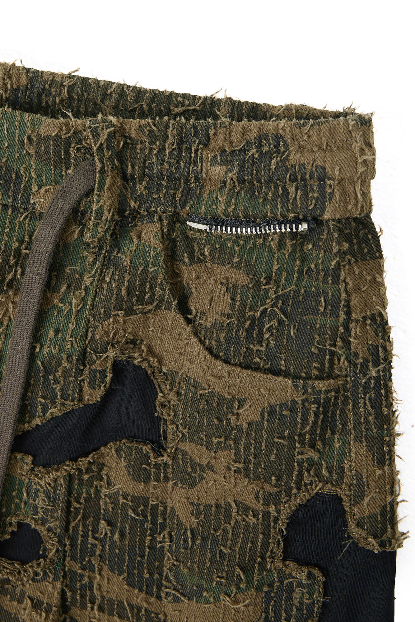 RELABEL Camo Skeleton Patch Shorts-Shorts-XS-Free Shipping Leatheretro