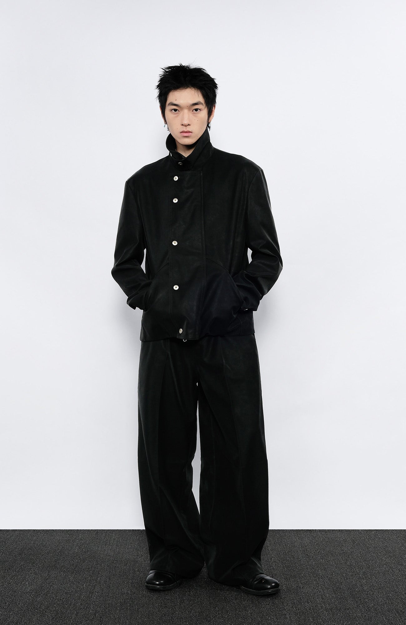 7440 37 1 Essential Cropped PU Biker Jacket-Jacket-S (Preorder)-Free Shipping Leatheretro