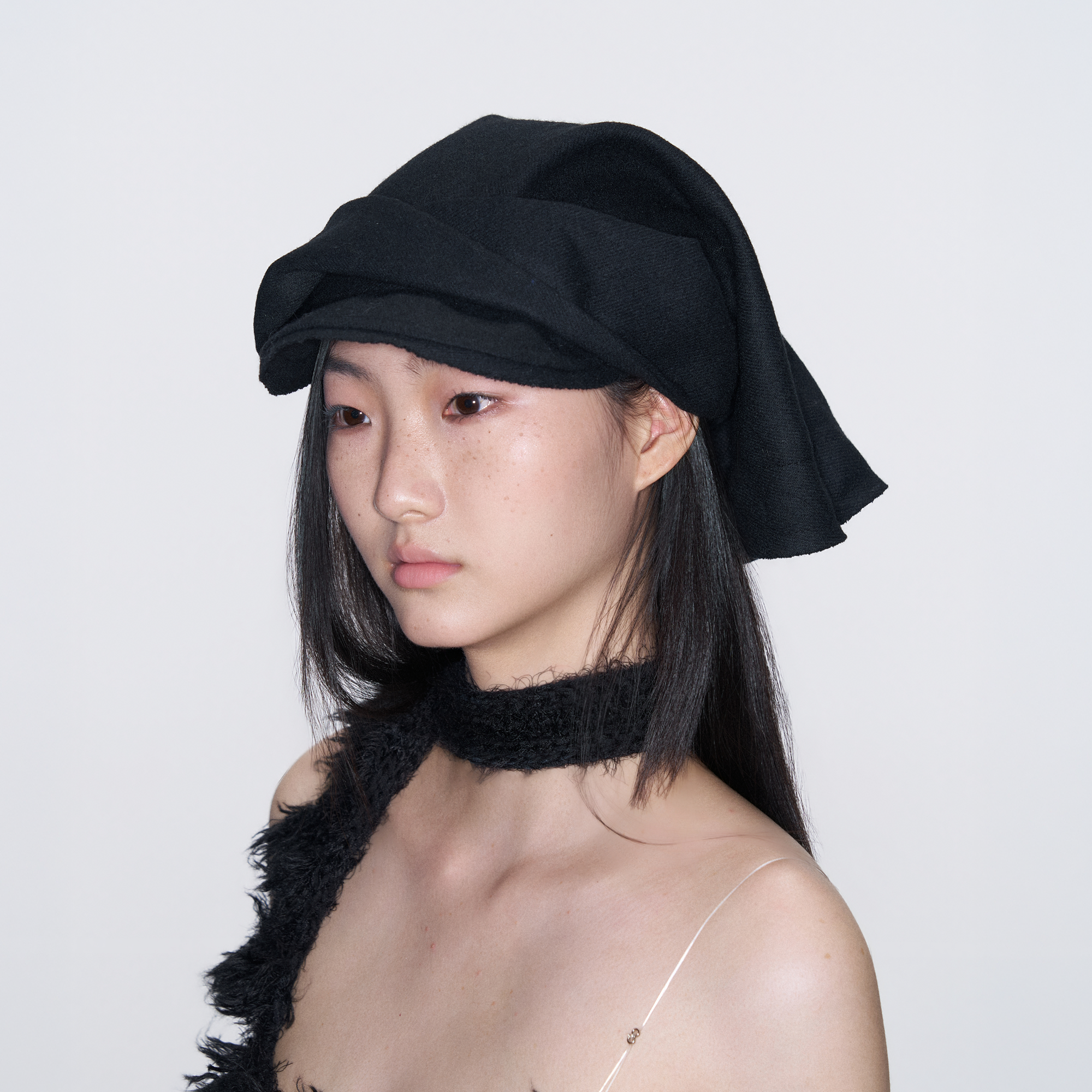 SANB Draped Headscarf Cap-Hat, Cap, Beanie-One Size-Free Shipping Leatheretro