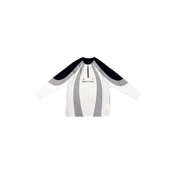 MIICHOUS Arc Contrast Panel Raglan UV Protection Long-Sleeve Tee-T Shirt-S-Free Shipping Leatheretro