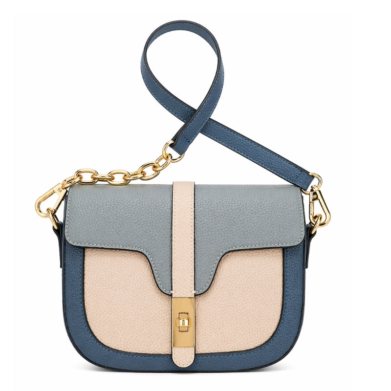 Women Luxury First Layer Saddle Bag - Compact Shoulder Crossbody Bags-Crossbody Bag-Coffee Beige-Free Shipping Leatheretro