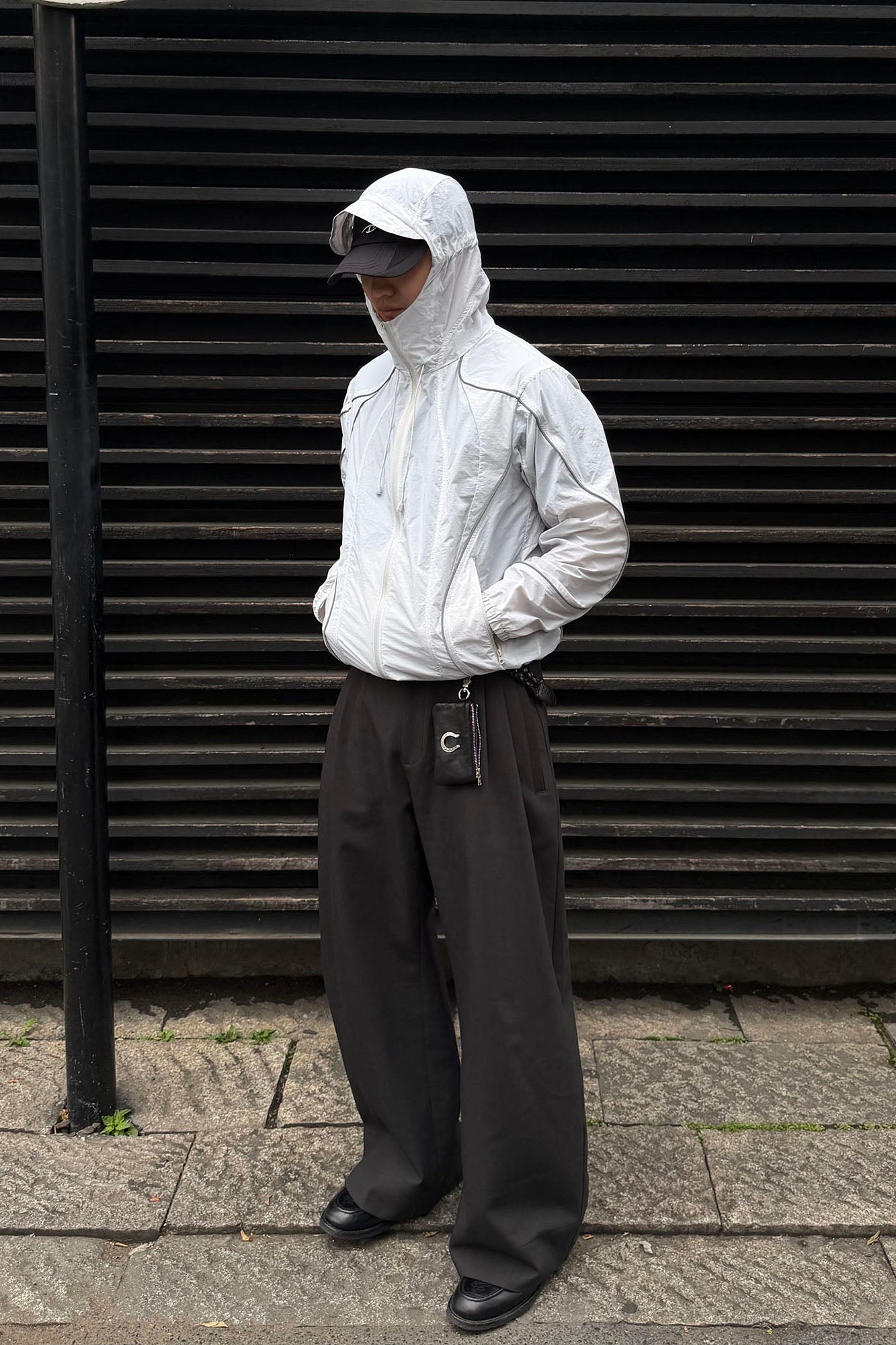 CATSSTAC Curved-Panel Lightweight UV Protection Jacket-Jacket-M (Preorder)-Light Gray-Free Shipping Leatheretro