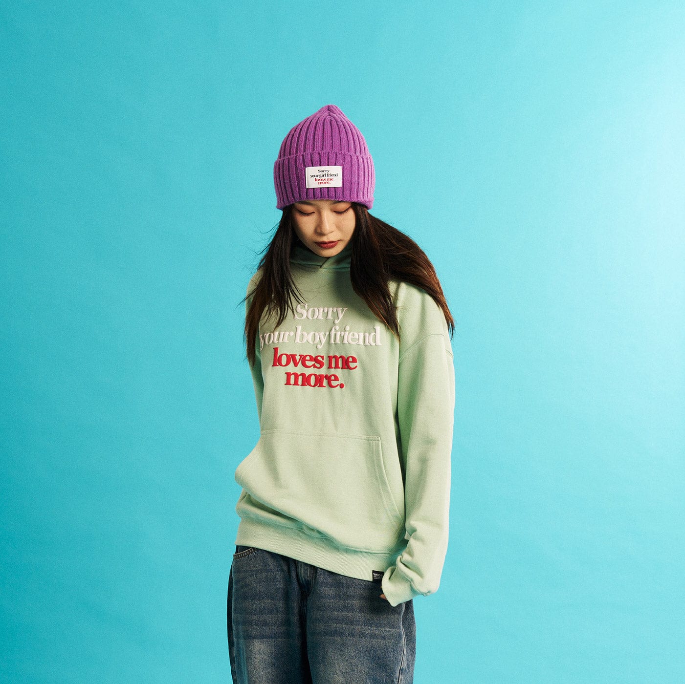 WCC Sorry Your Boyfriend Loves Me More Hoodie-Hoodie-S-Green-Free Shipping Leatheretro